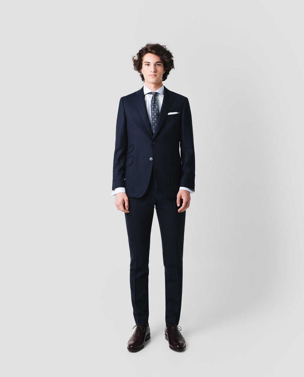 NEW DRESSY HERRINGBONE SUIT