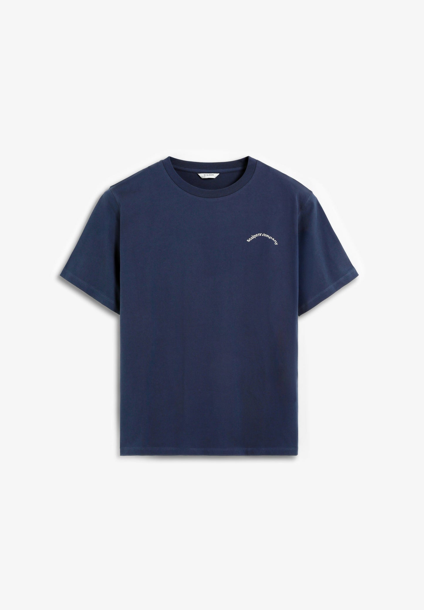 POLERA PRINT LOGO CONTRASTE