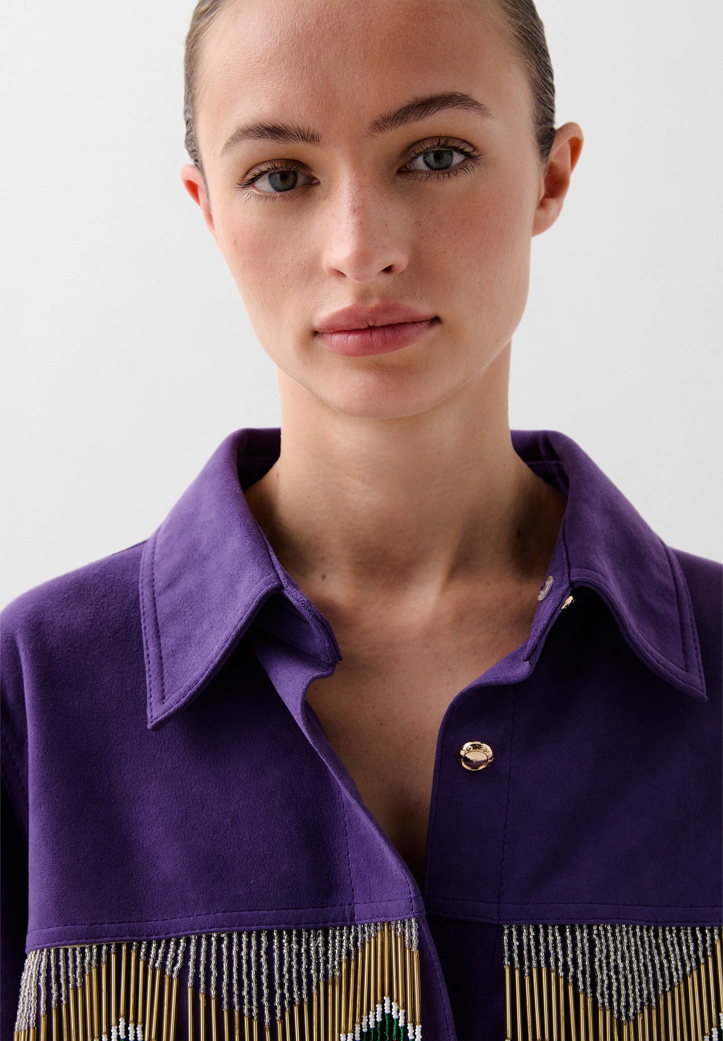 CAMISA ANTE FLECOS CUENTAS