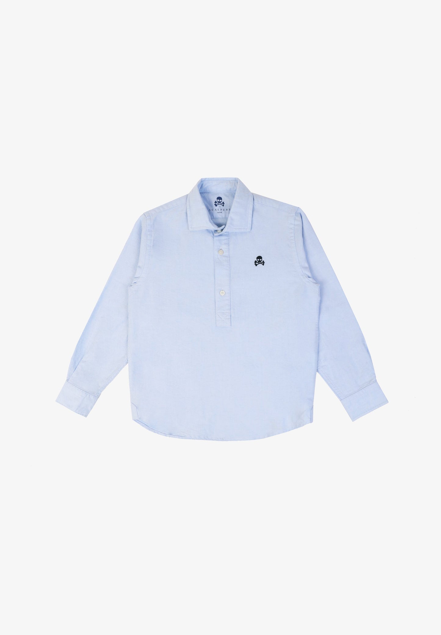 POLERA OXFORD CALAVERA CONTRASTE