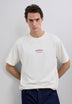 POLERA PRINT LOGO CONTRASTE