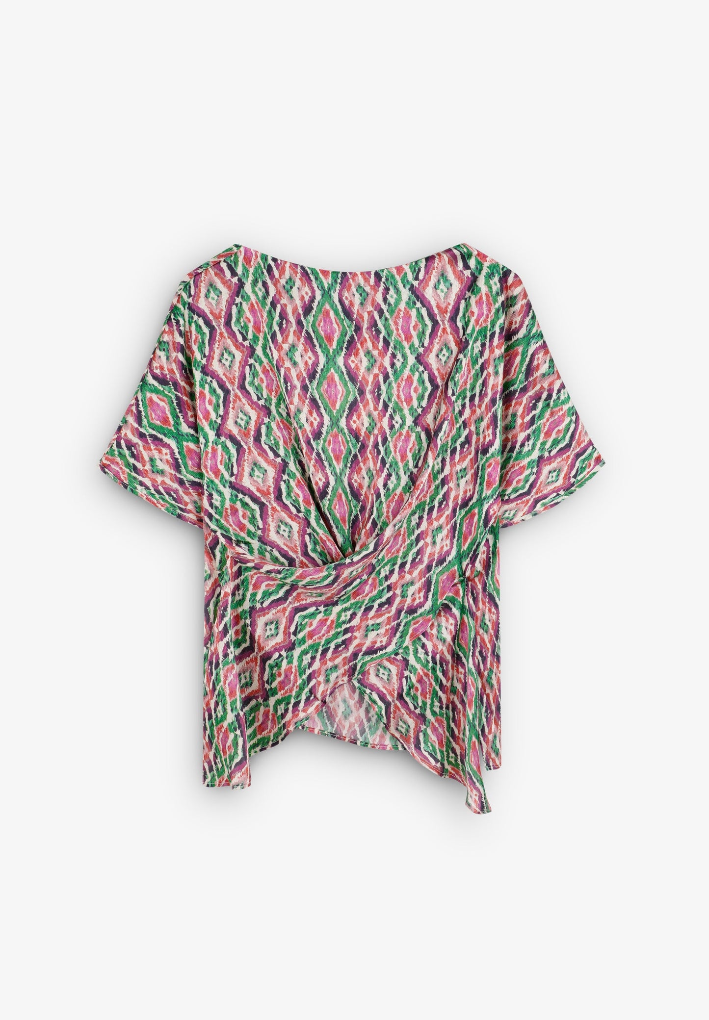 POLERA FLUIDA PRINT CRUZADO