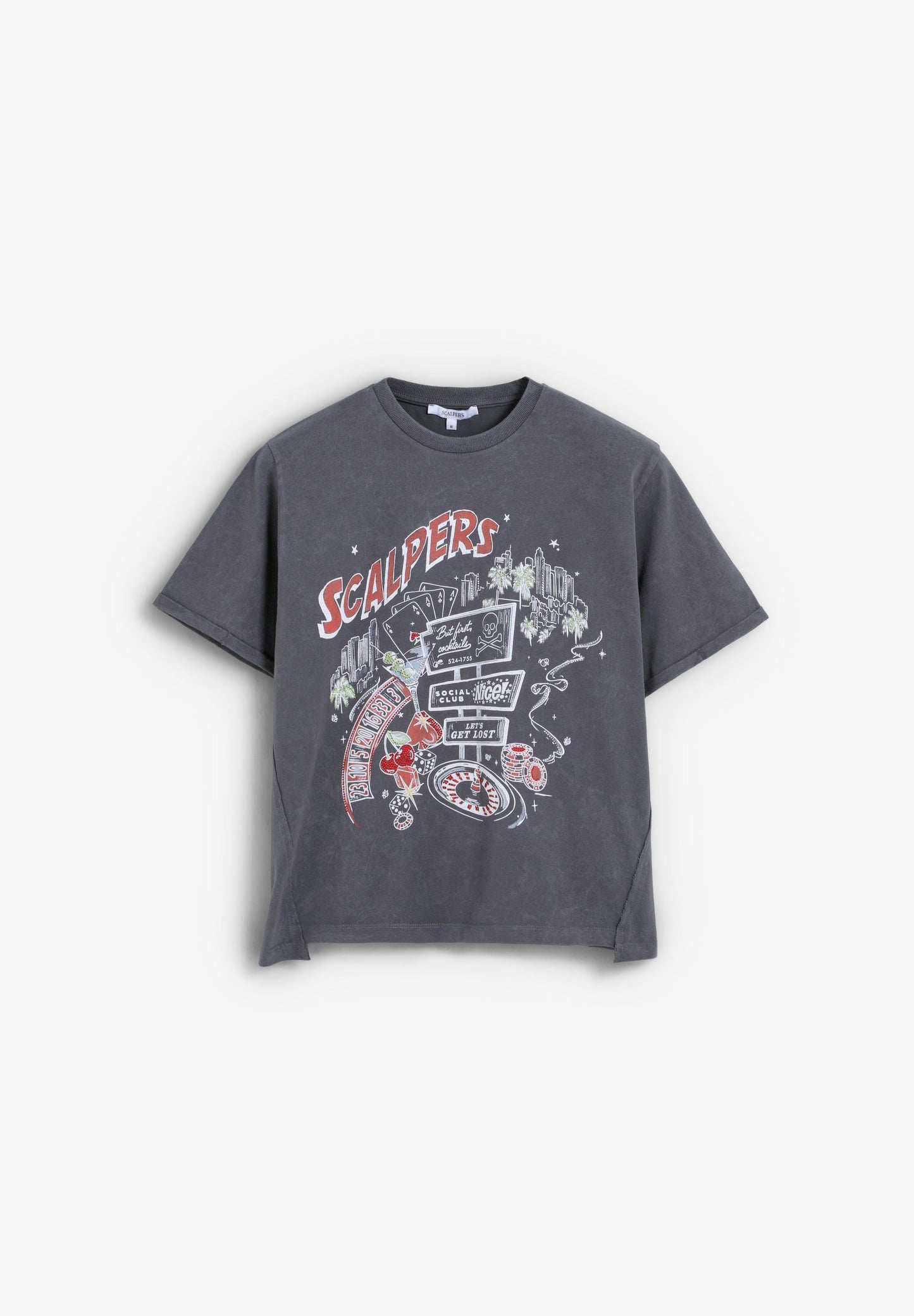 POLERA ASIMÉTRICA PRINT
