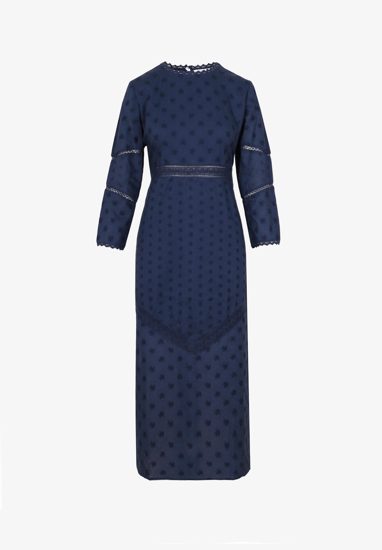 VESTIDO MIDI BORDADO INGLES