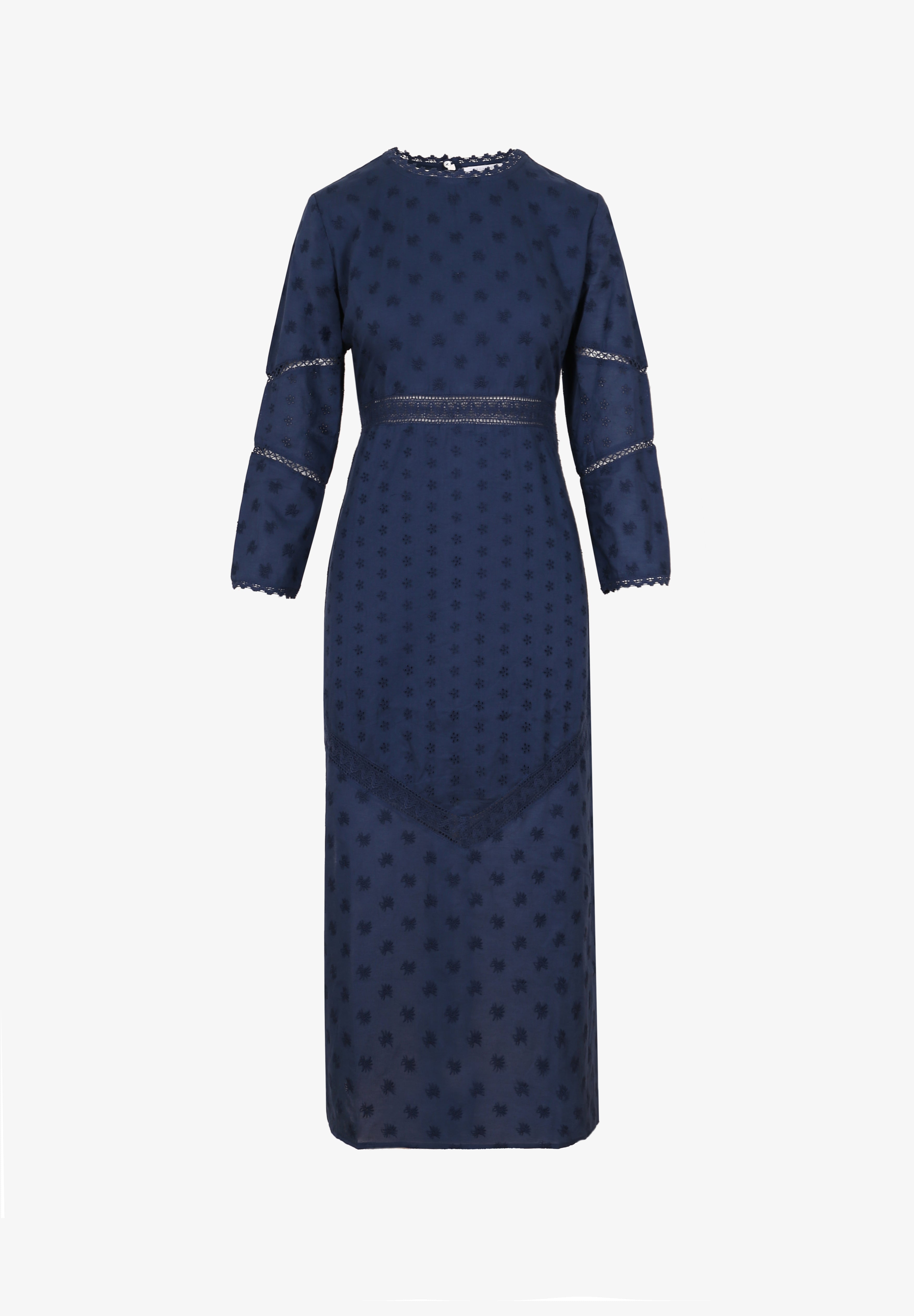 VESTIDO MIDI BORDADO INGLES