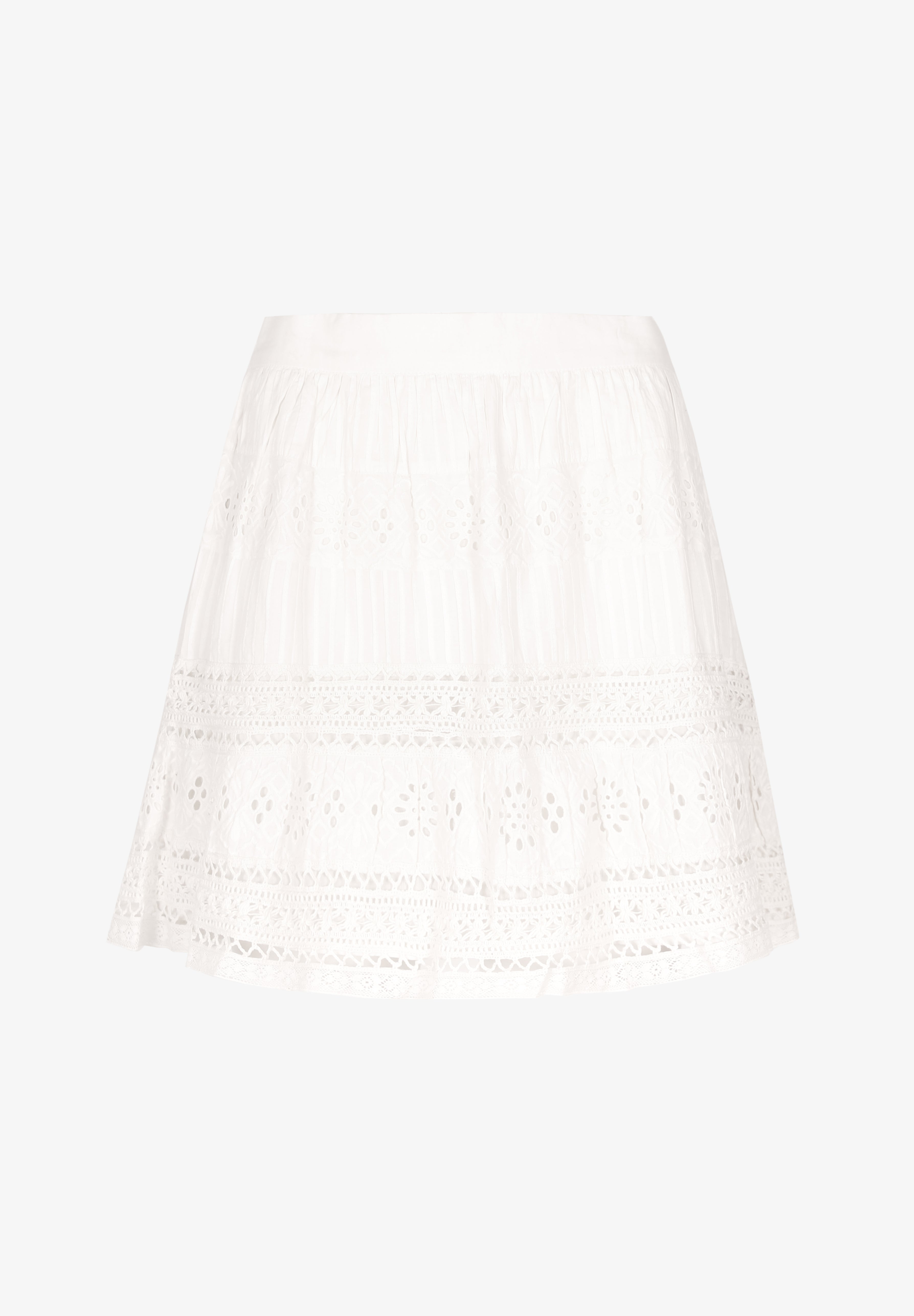 FALDA SKATER BORDADO INGLES