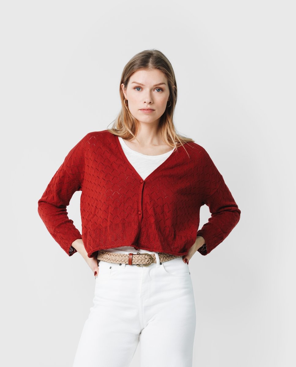 CHAQUETA DESAGUJADO ROMANTICO