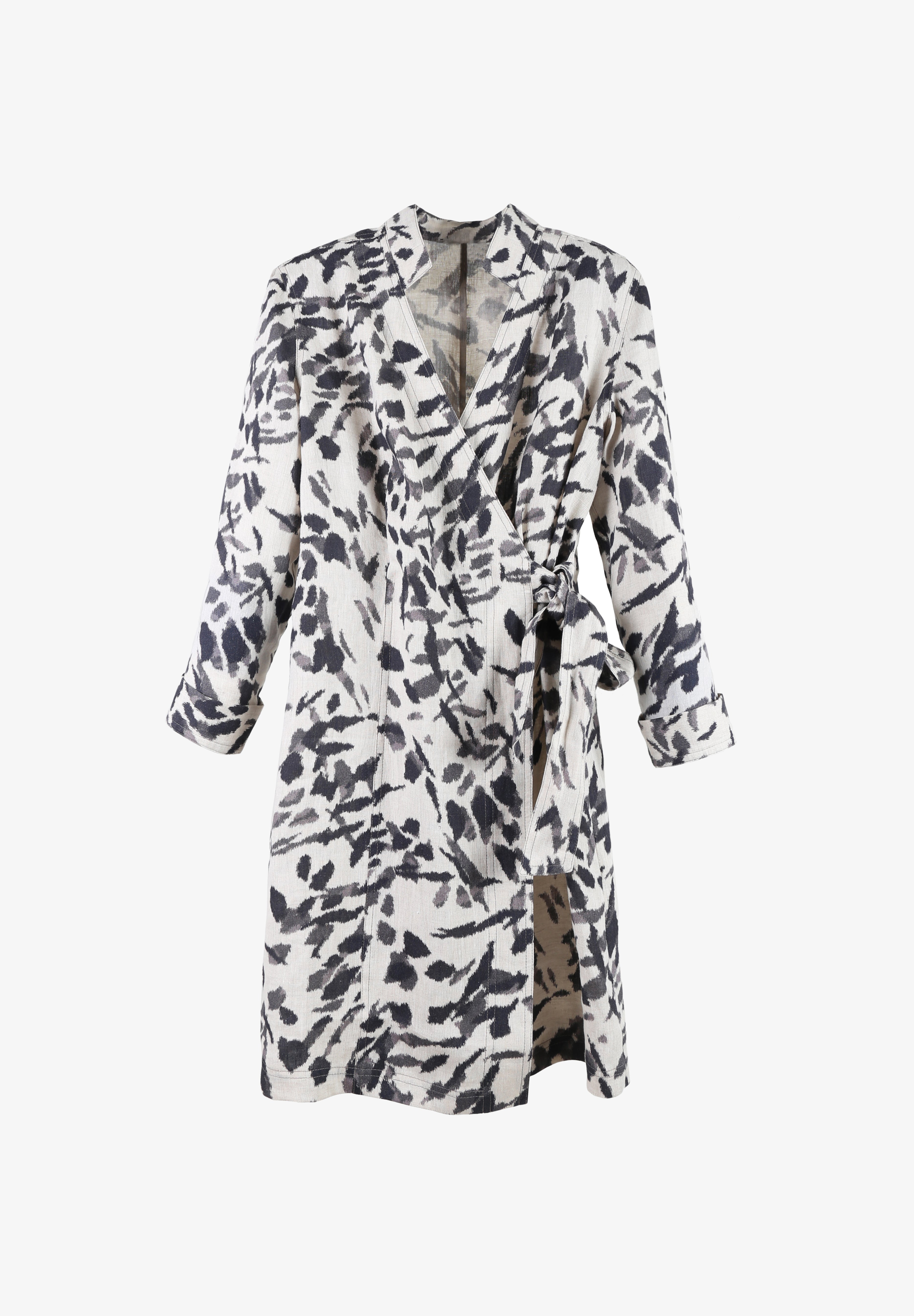 VESTIDO WRAP SAFARI