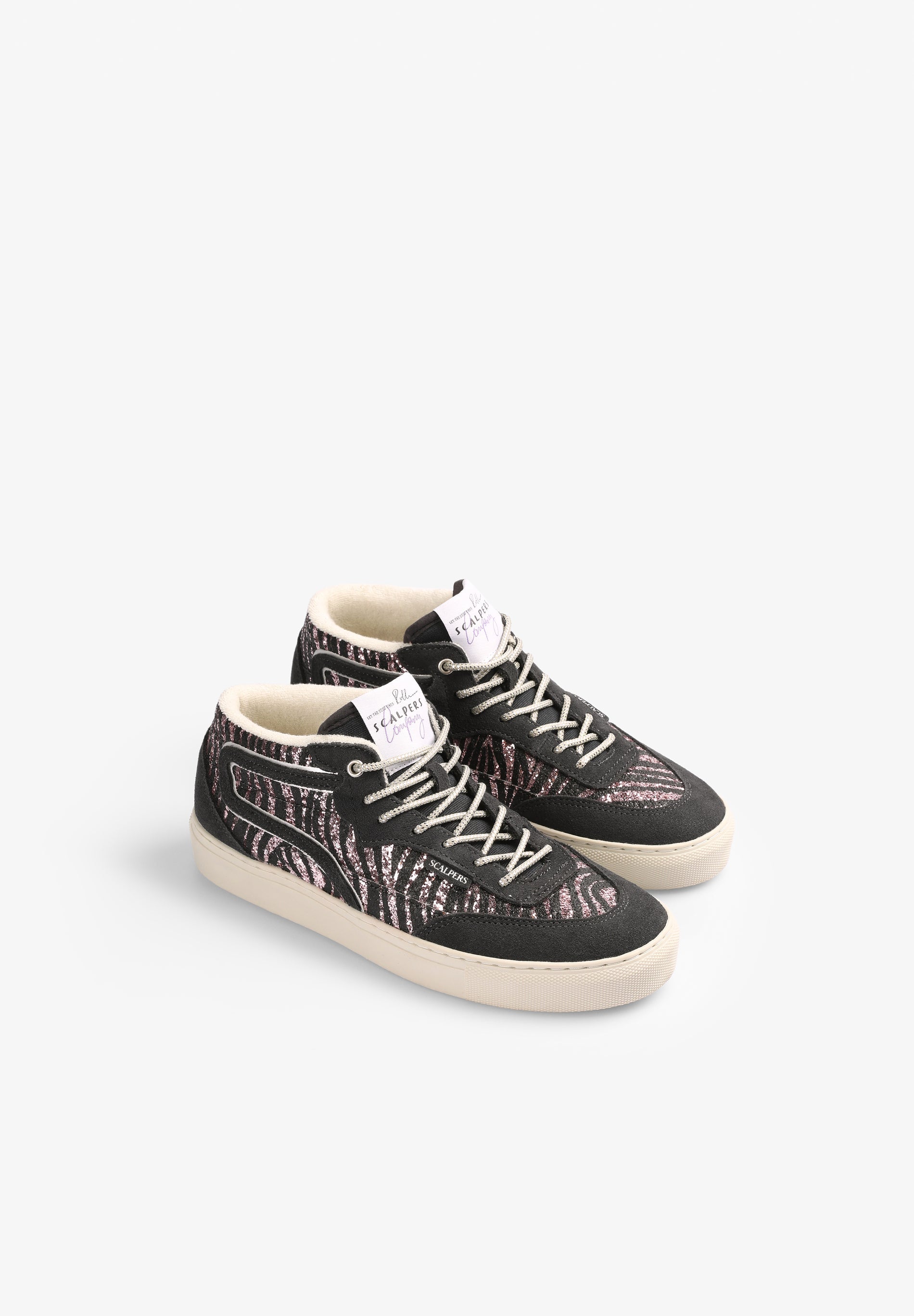 SNEAKERS ANIMAL PRINT GLITTER