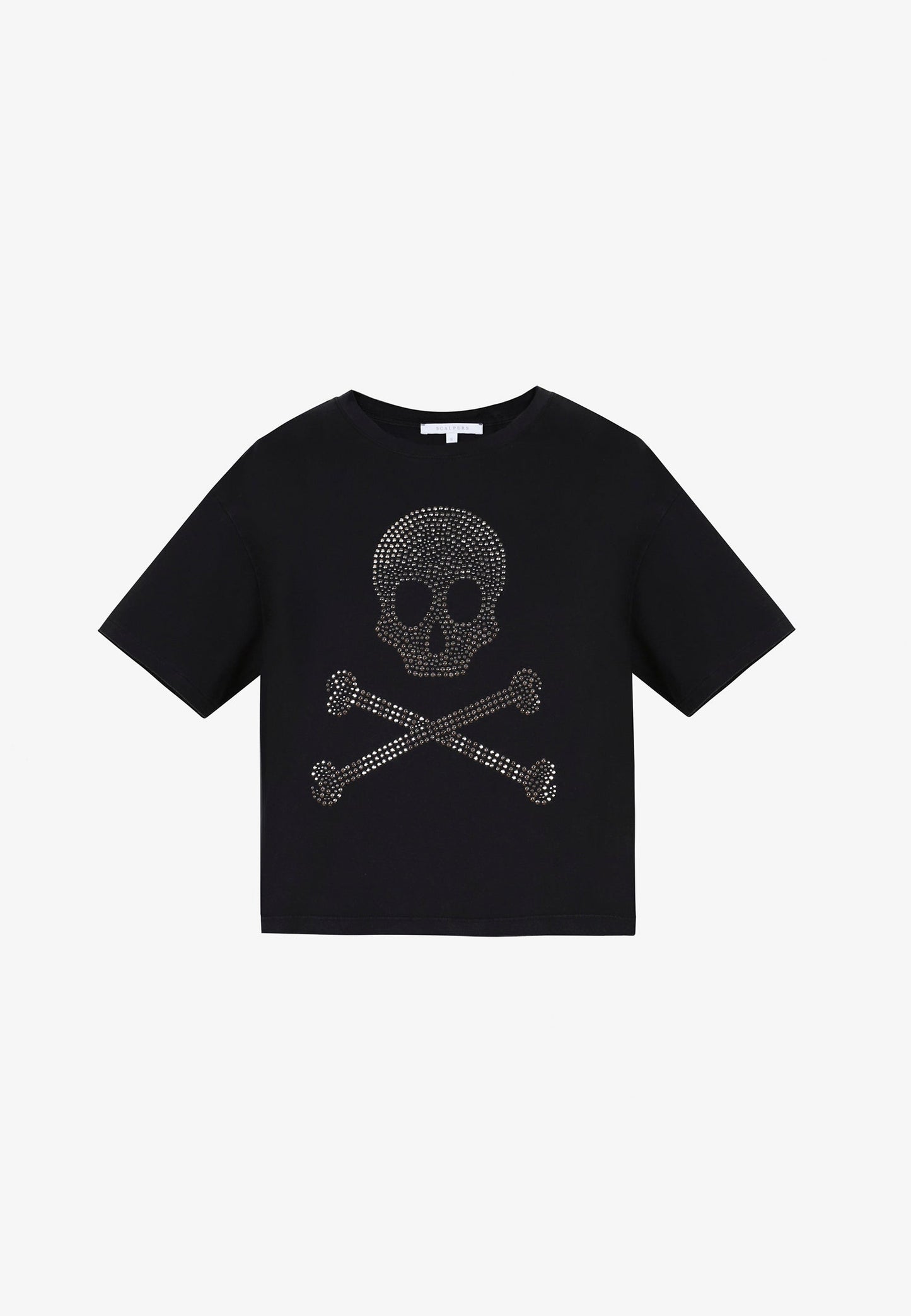 POLERA ALGODÓN CALAVERA TACHAS