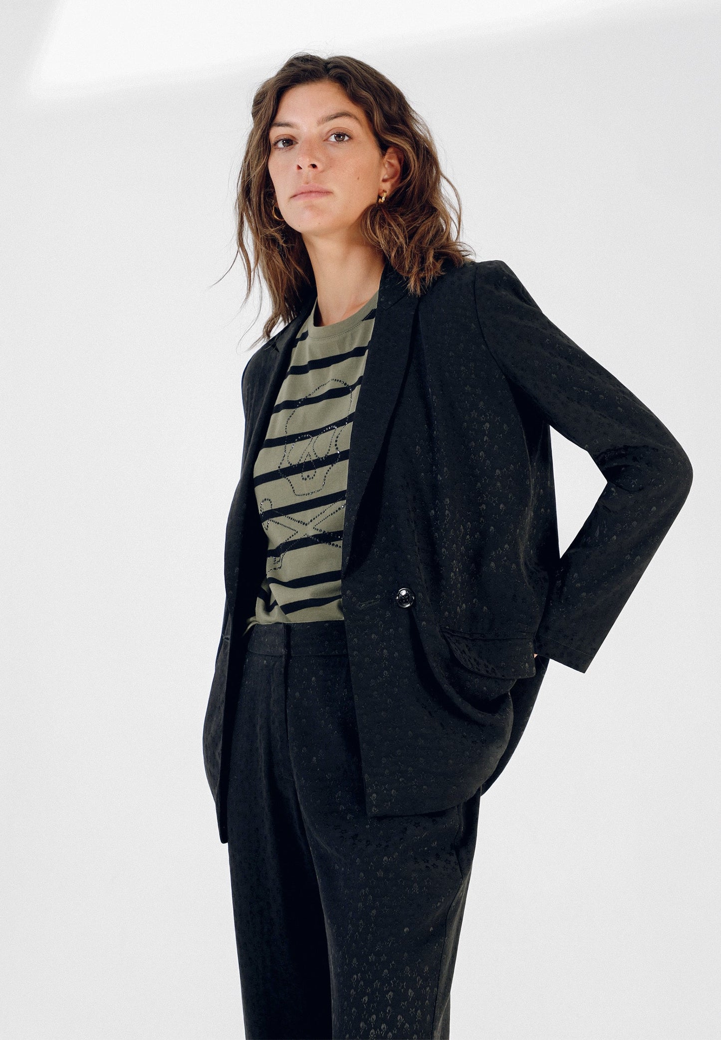 BLAZER JACQUARD CALAVERAS ESTRELLAS - Scalpers