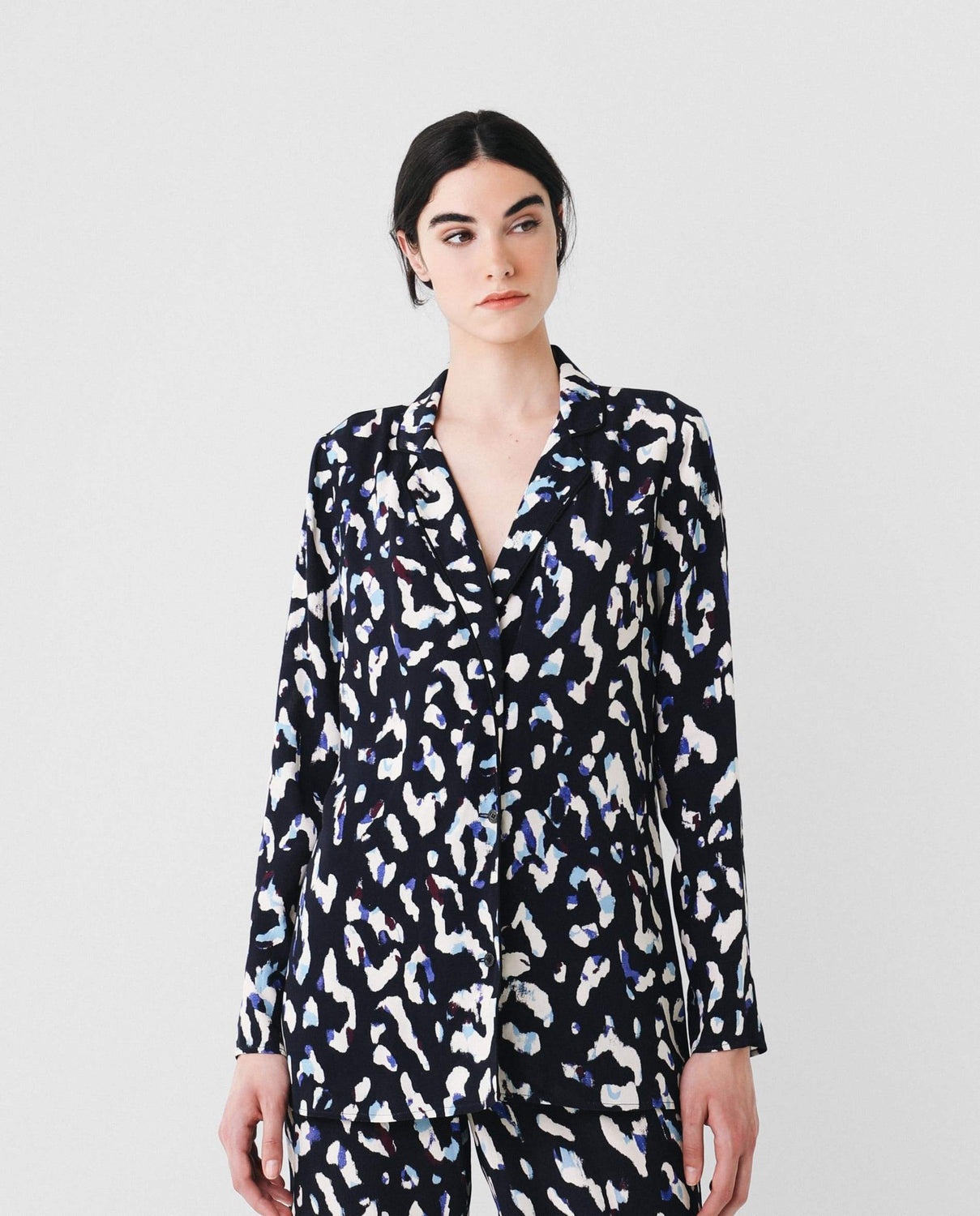 CAMISA PIJAMERA ESTAMPADO ANIMAL - Scalpers Company