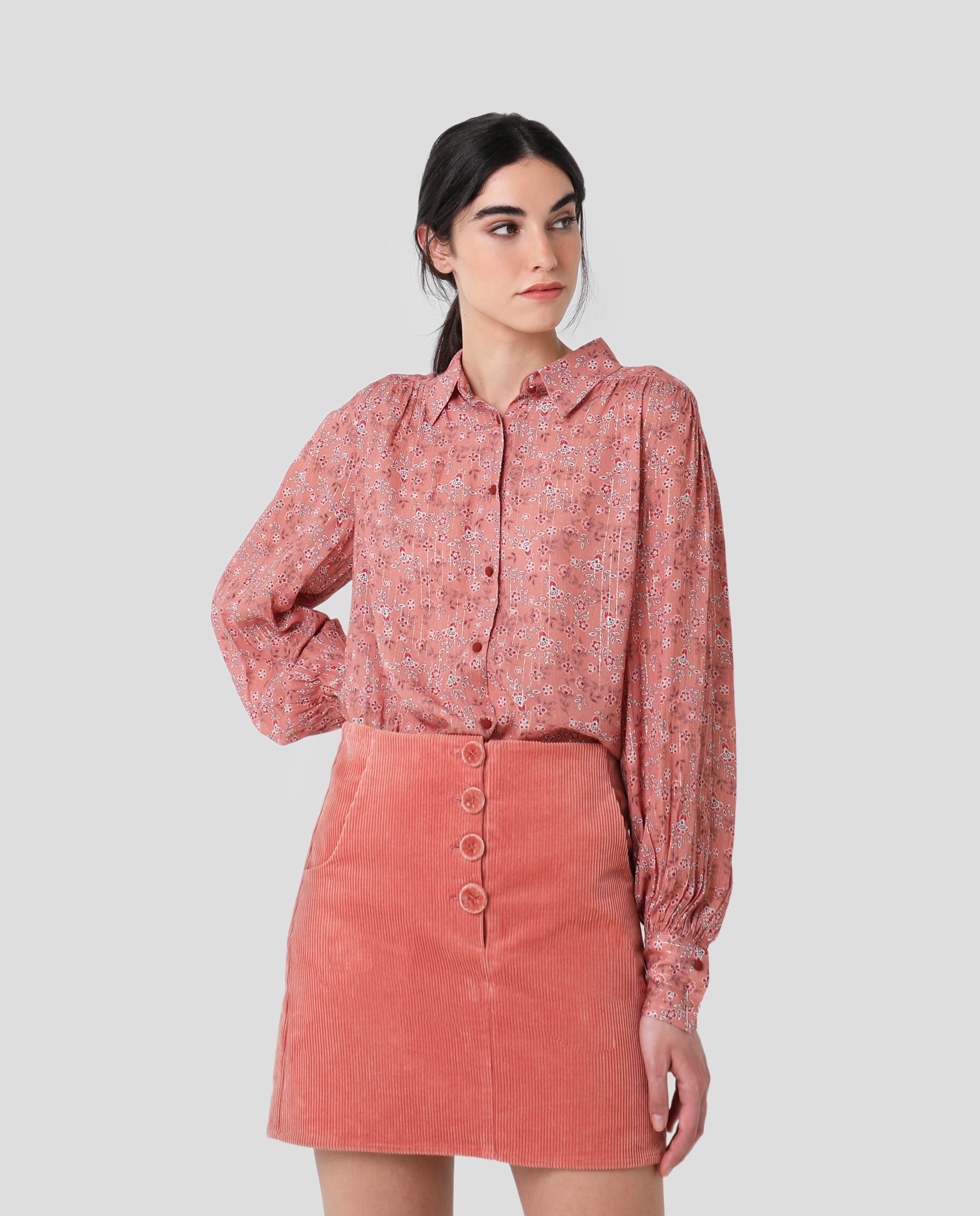 BLUSA LUREX FLORES