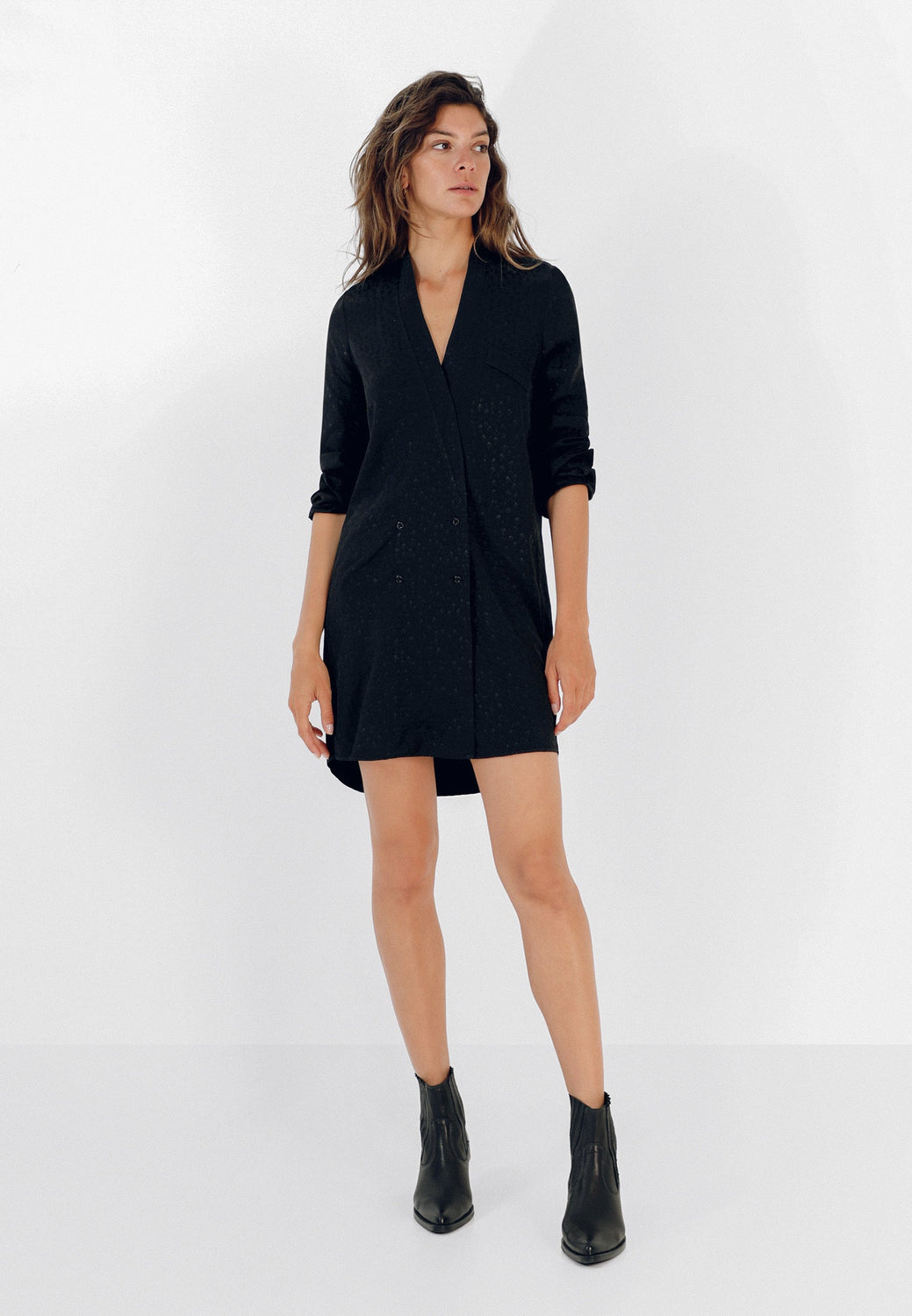 VESTIDO MINI CRUZADO CALAVERAS ESTRELLAS - Scalpers