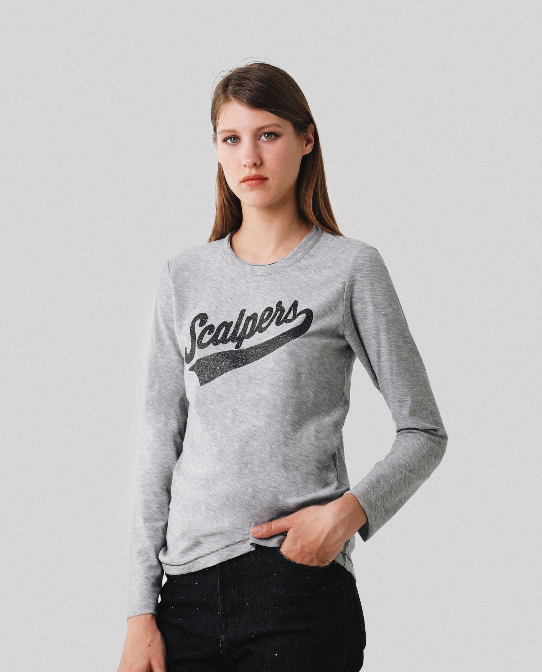 CAMISETA MANGA LARGA LOGO GLITTER