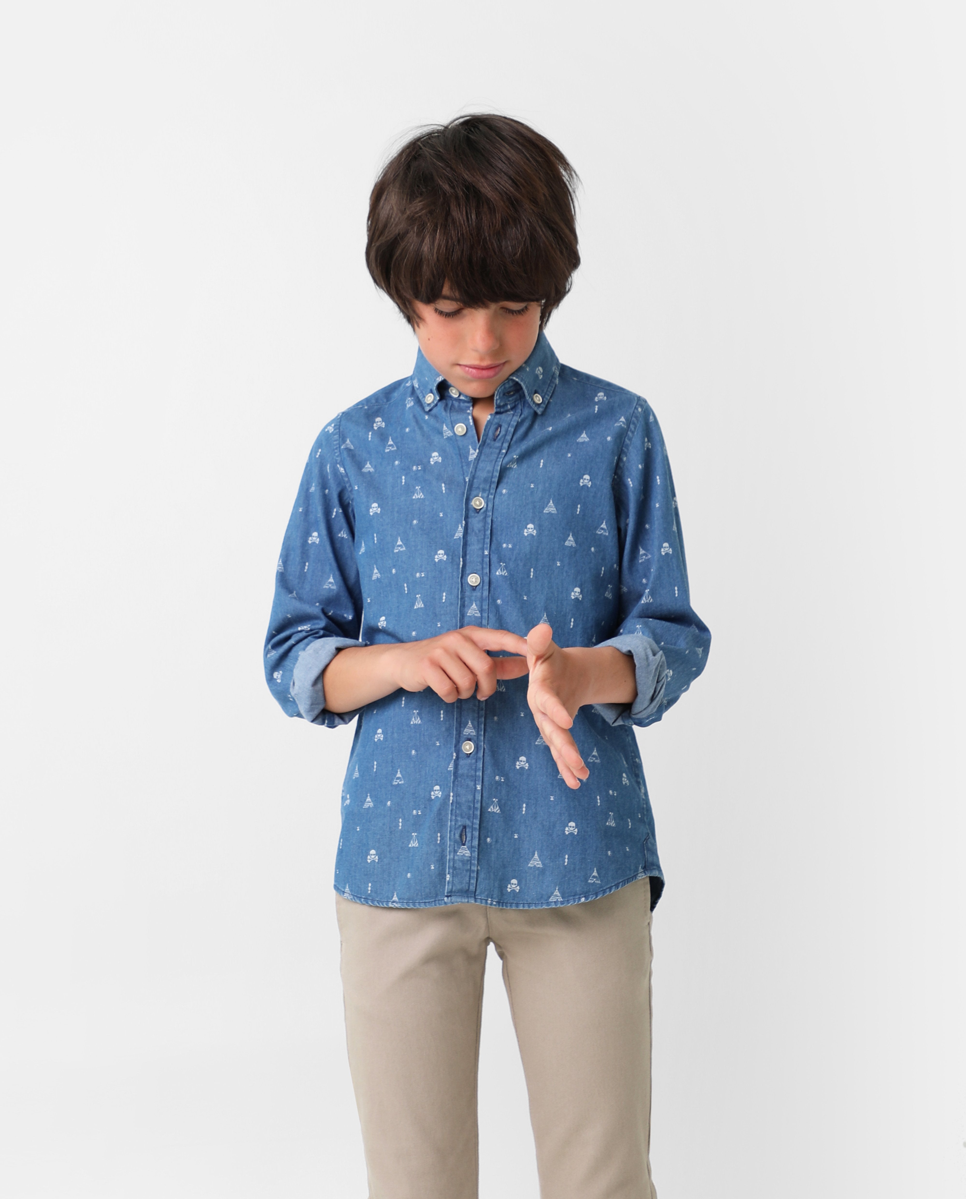 CAMISA DENIM FANTASÍA