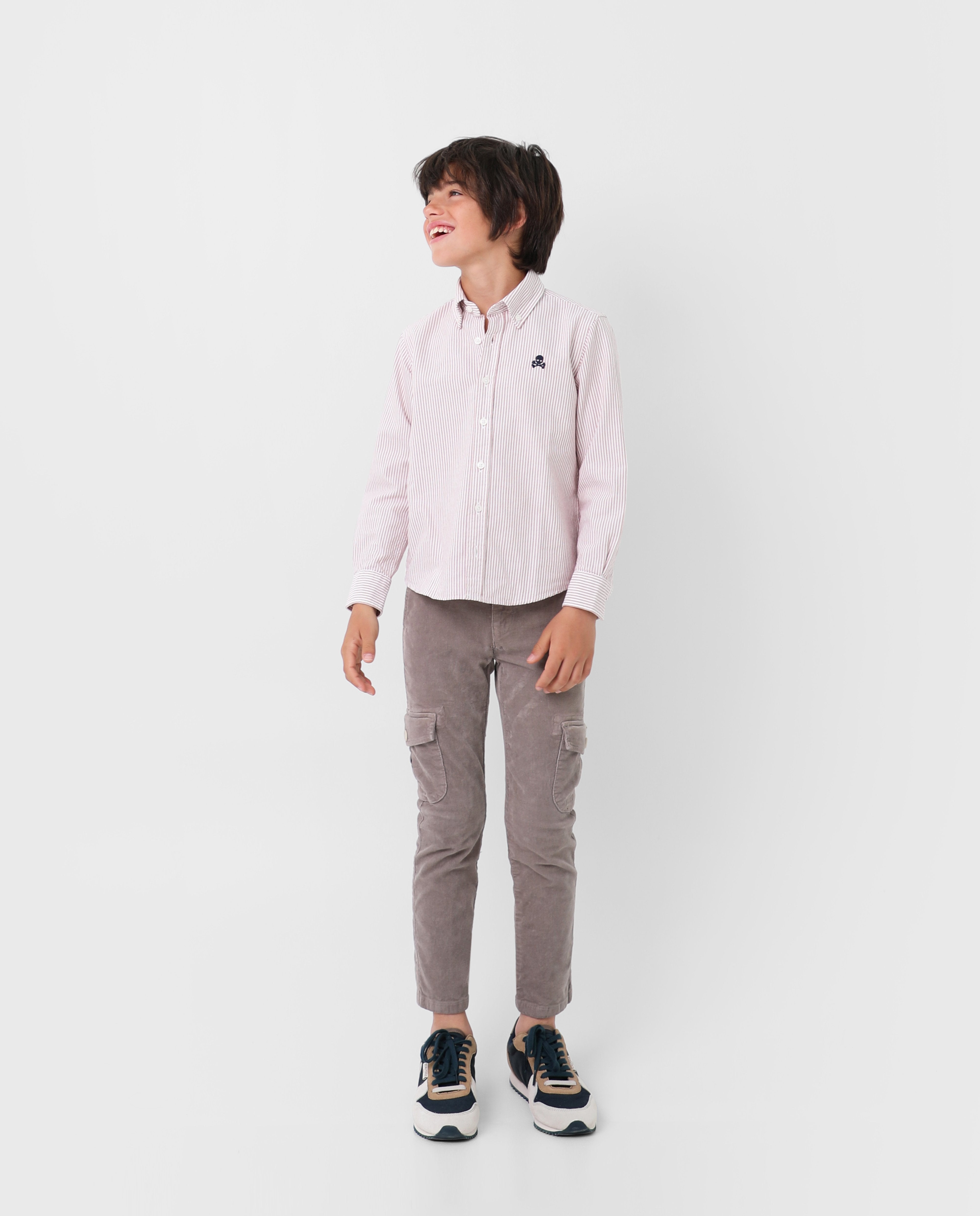 CAMISA RAYAS OXFORD