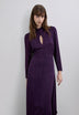 VESTIDO LARGO ONDAS CUELLO