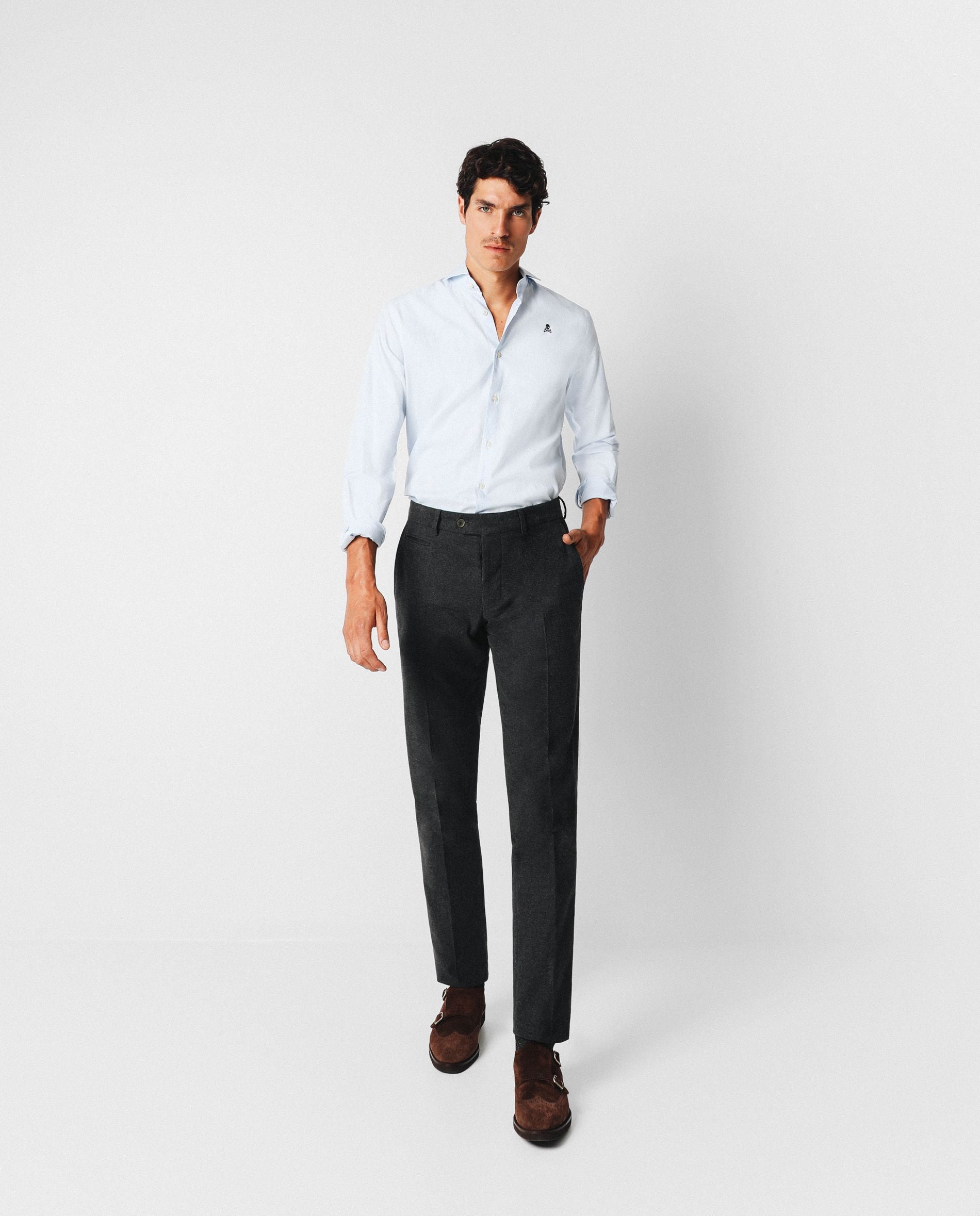 PANTALÓN VESTIR FRANELA