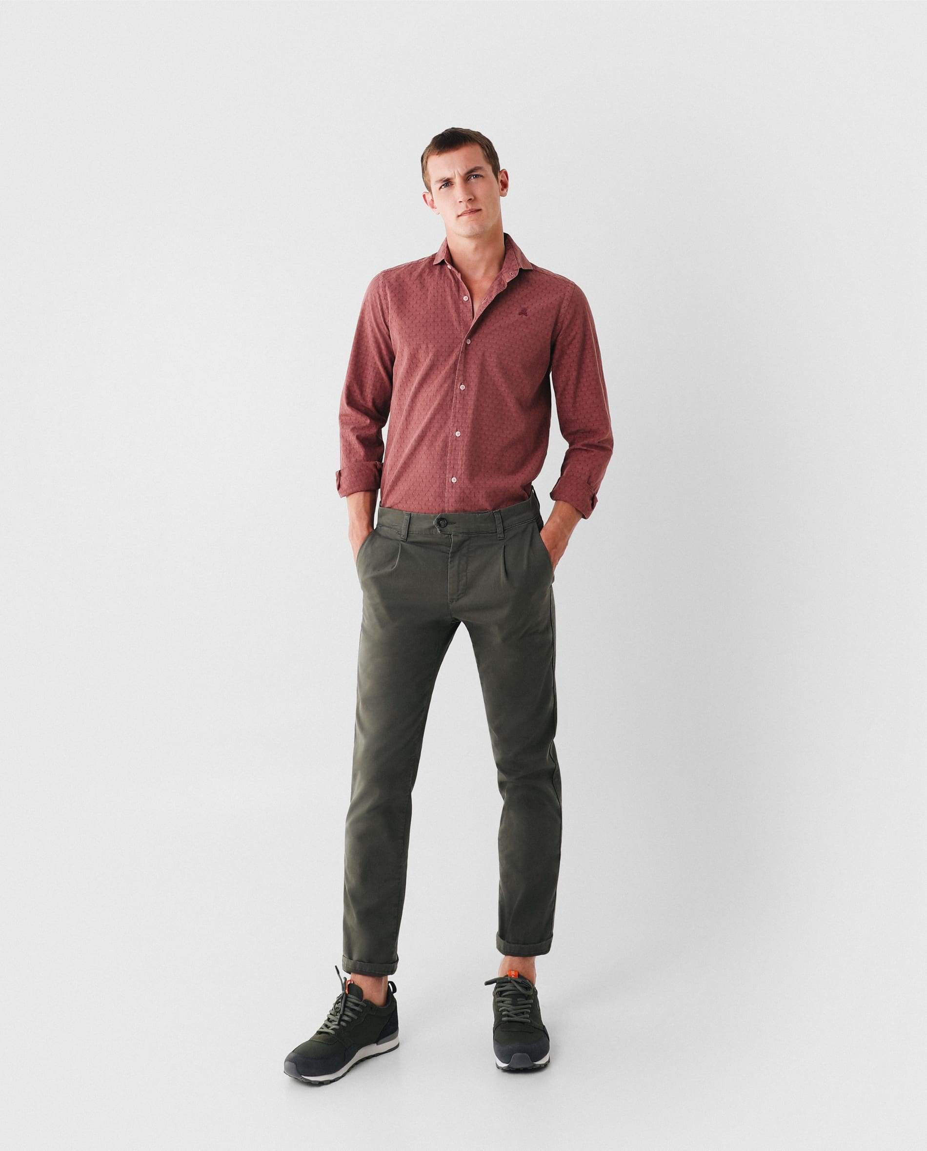 PANTALÓN GARMENT DYE ALGODÓN