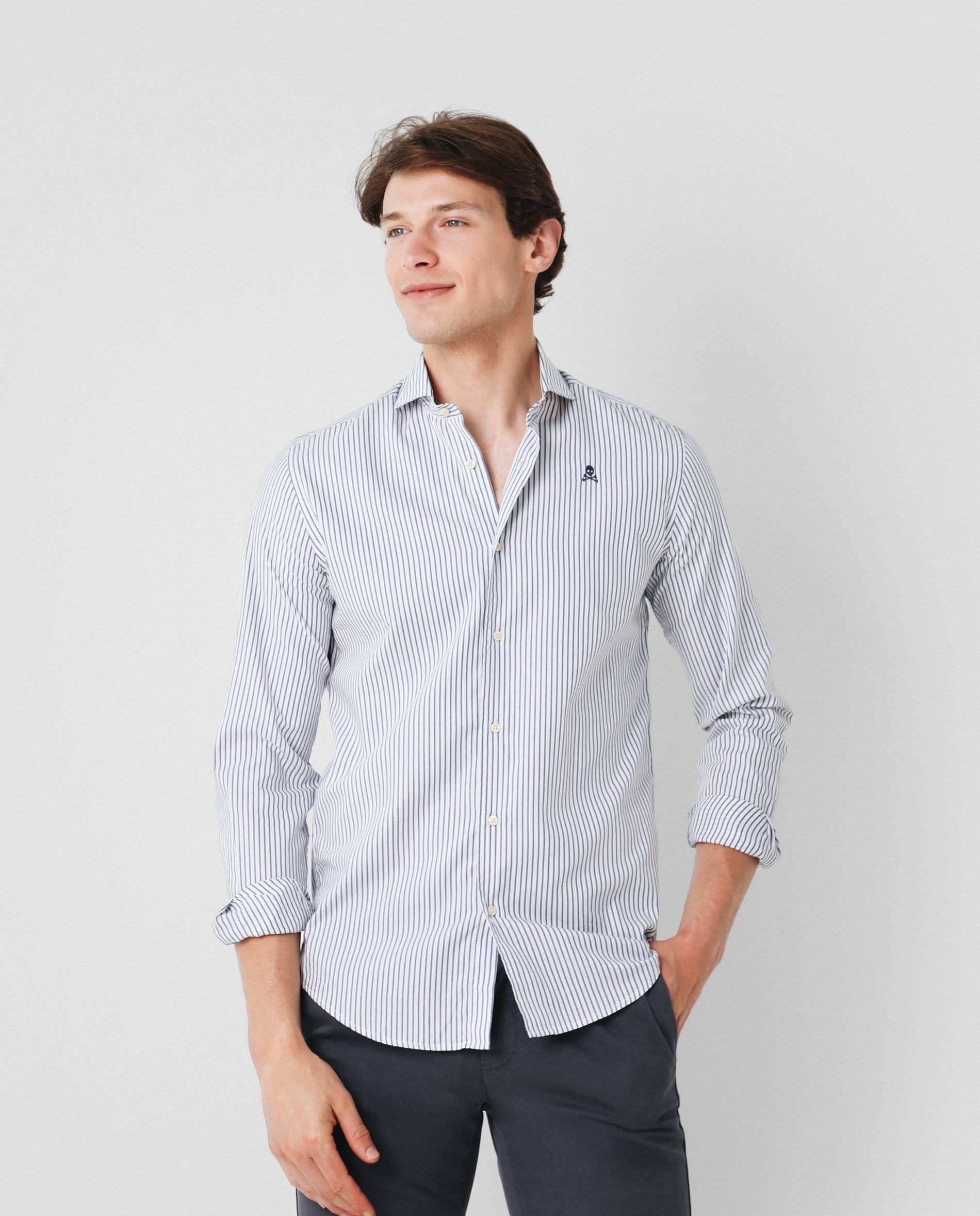 CAMISA CALAVERA CONTRASTE