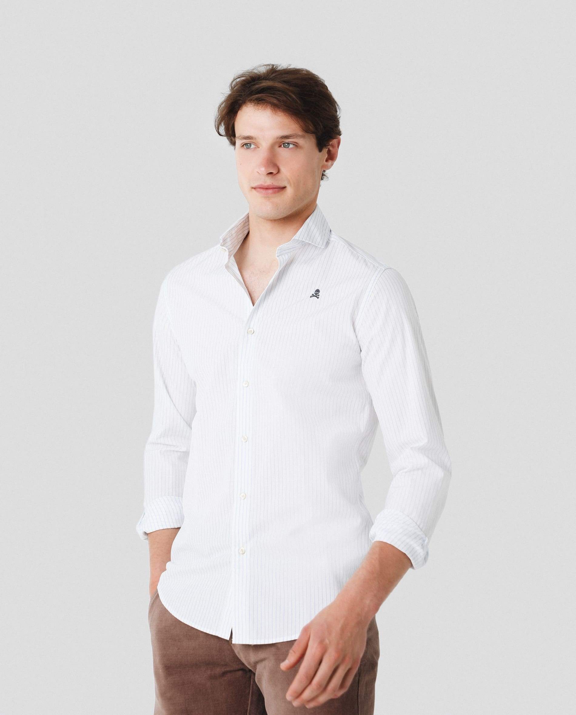 CAMISA CALAVERA CONTRASTE