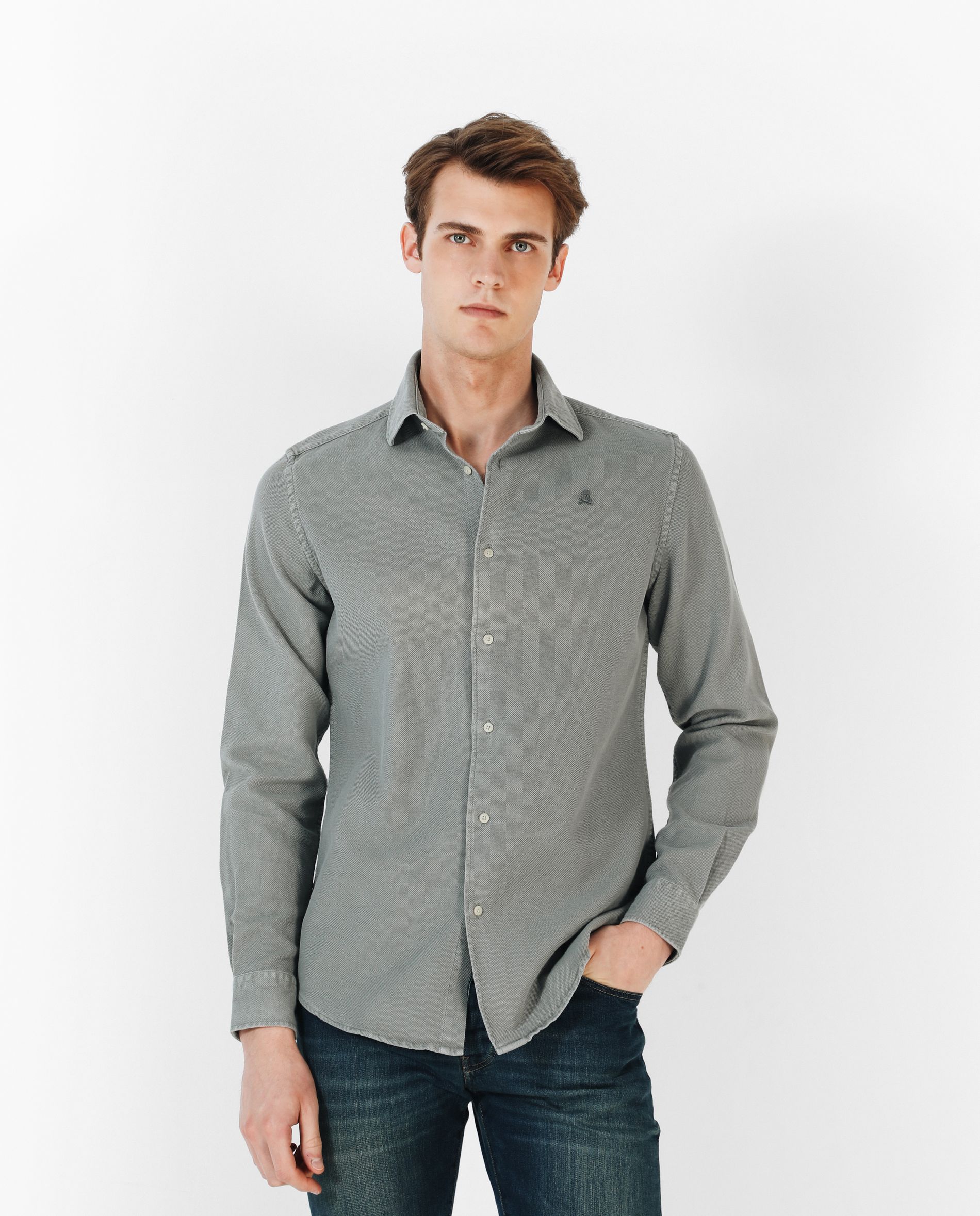CAMISA GARMENT DYE REGULAR FIT