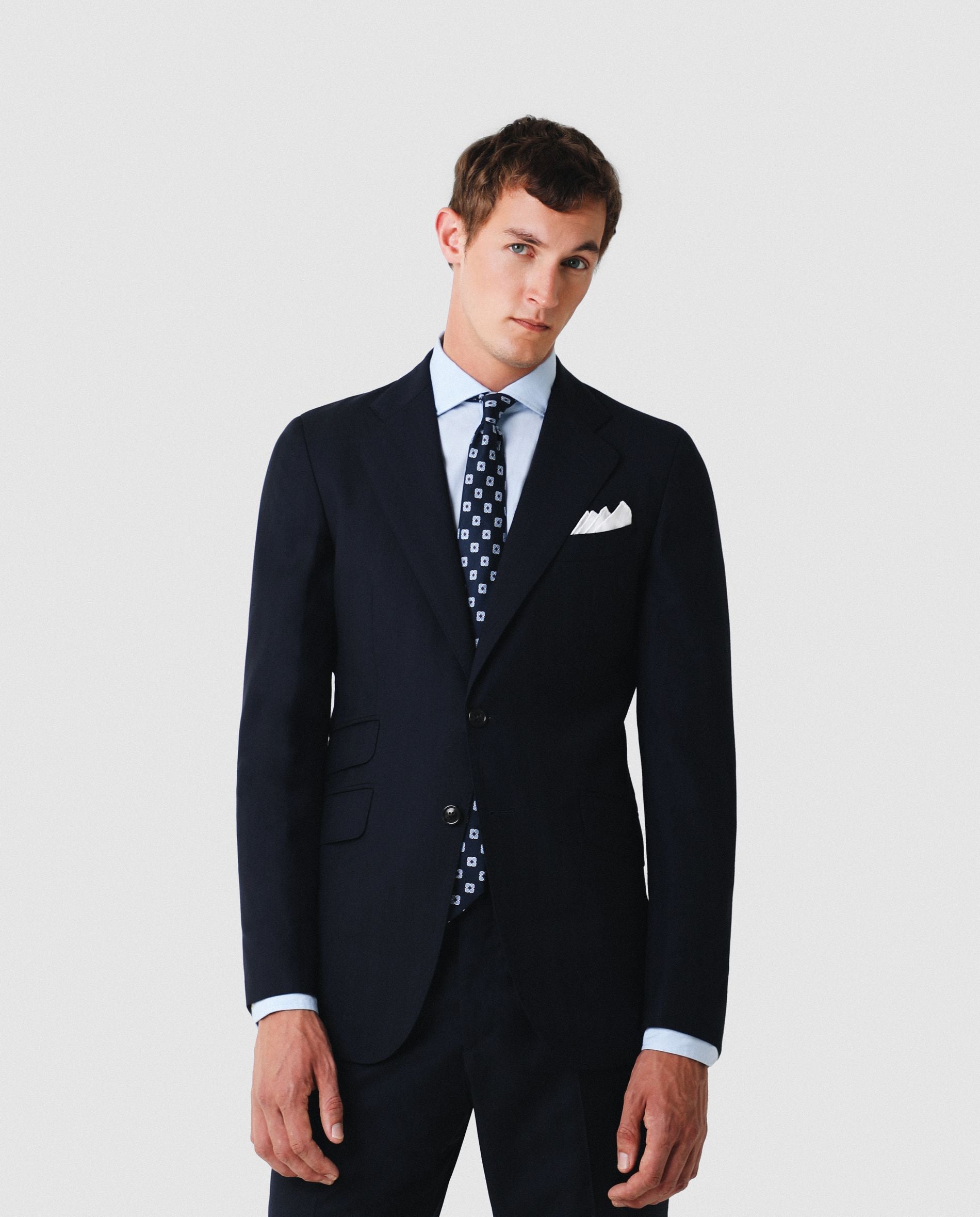 NEW CITY SUIT HERRINGBONE