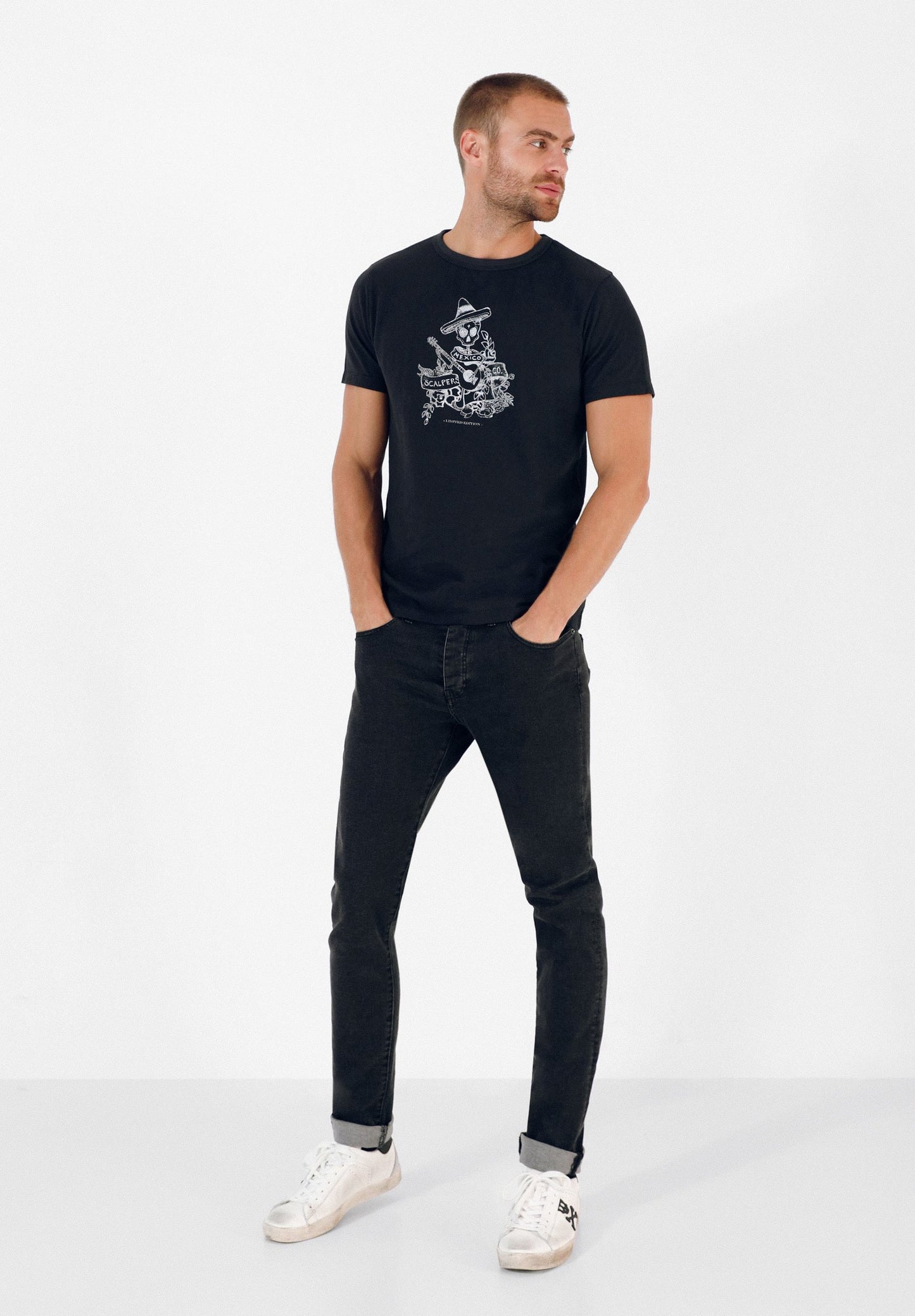 CAMISETA CALAVERA MEXICANA