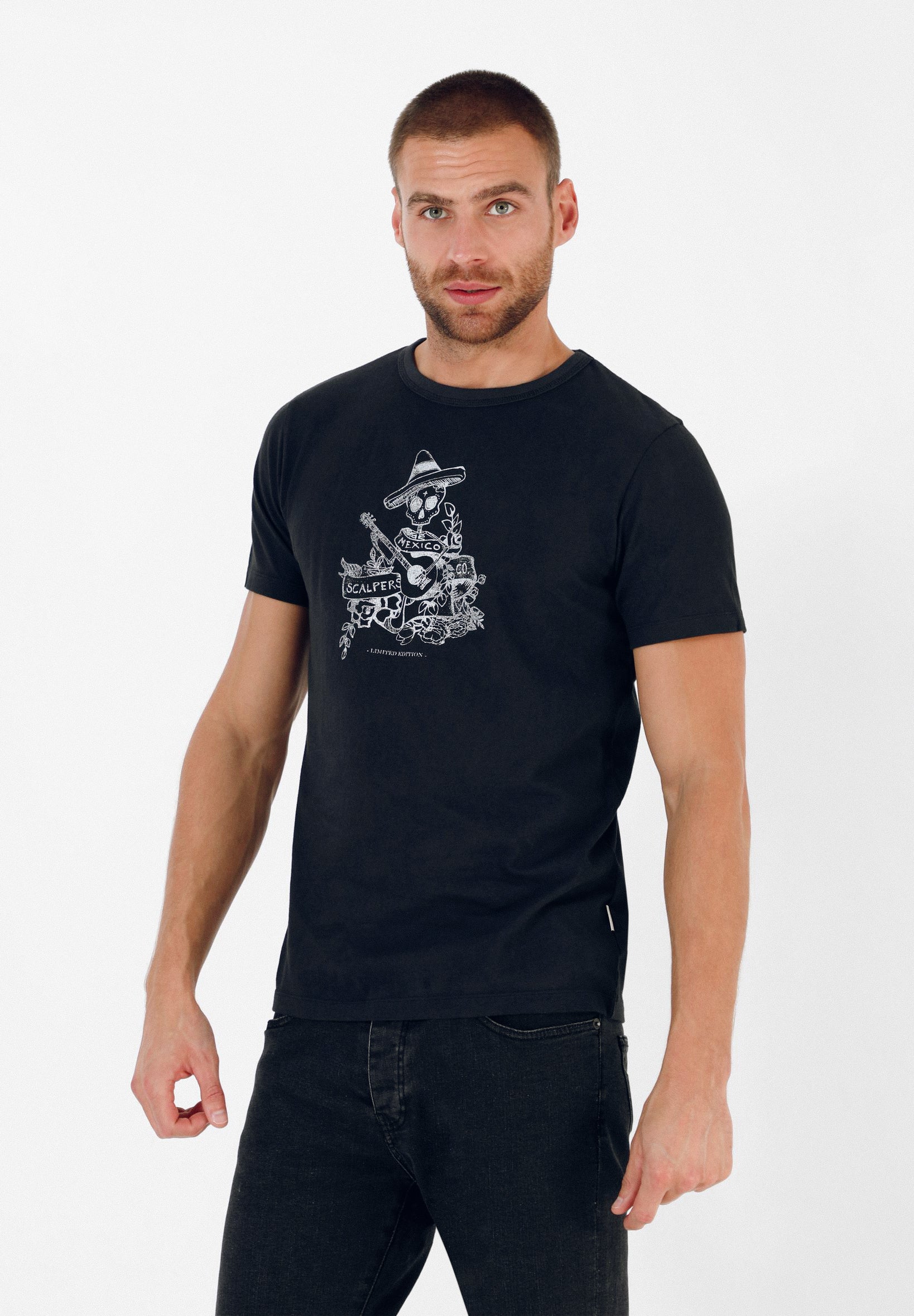 CAMISETA CALAVERA MEXICANA