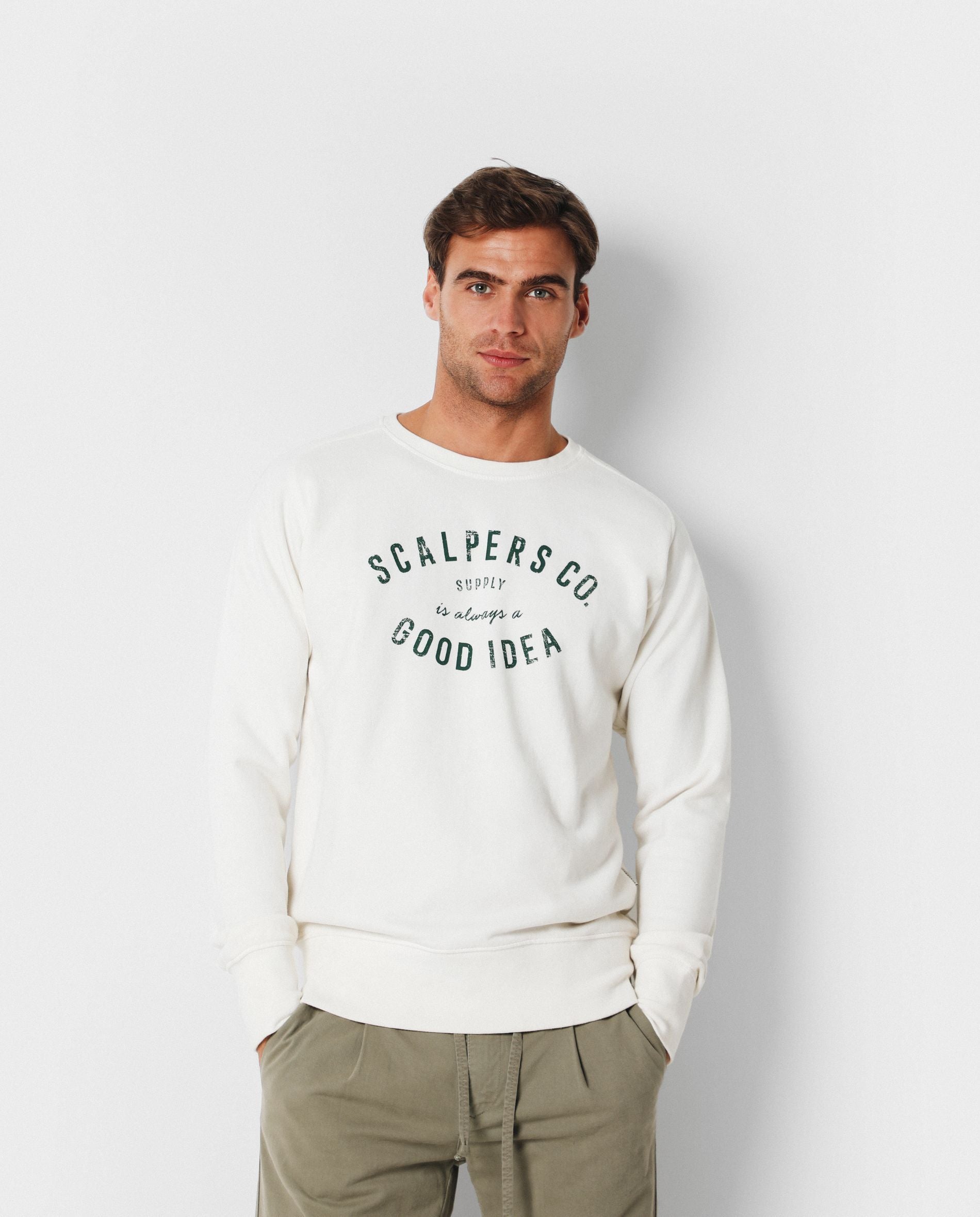 SUDADERA LOGO EFECTO LAVADO