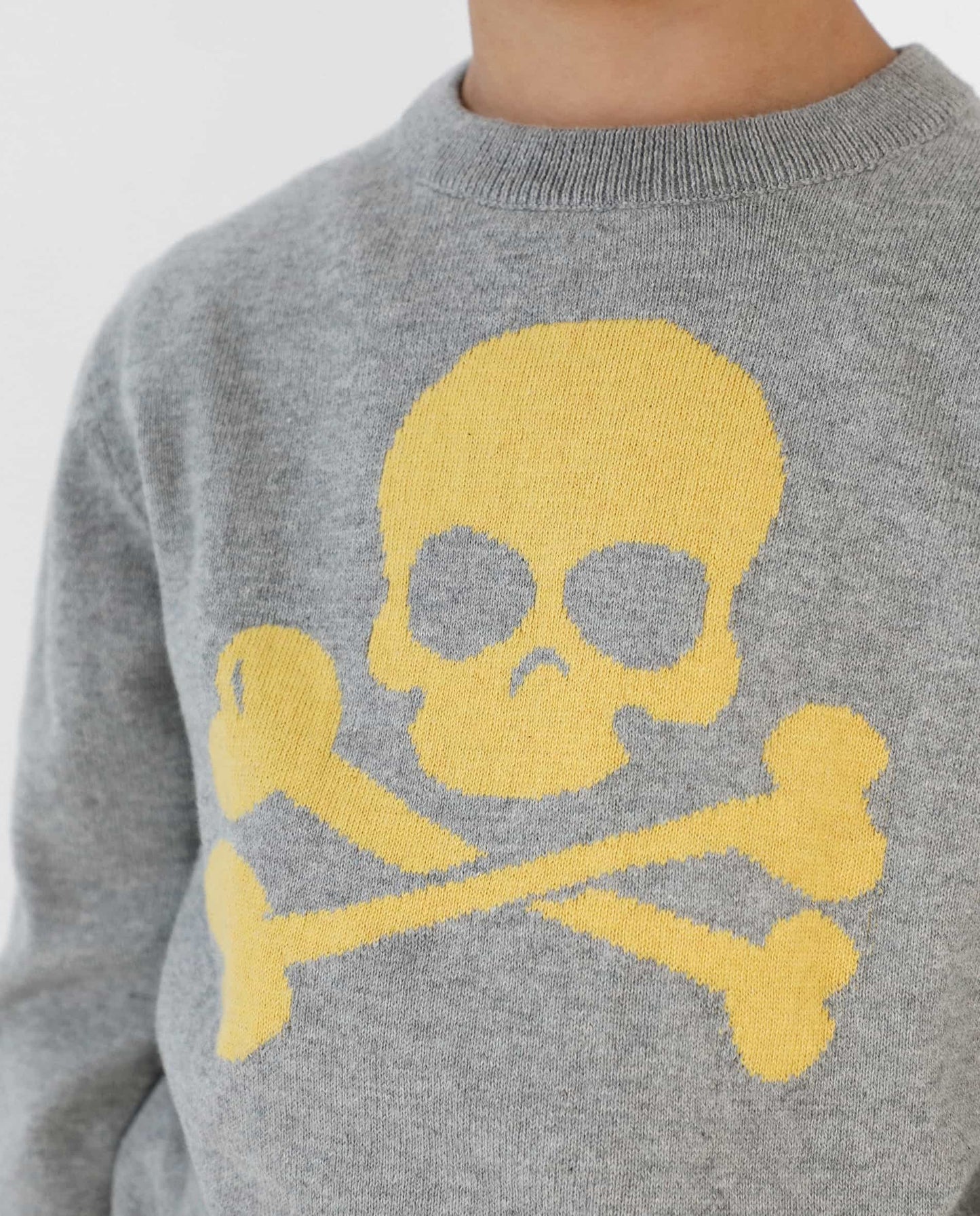 JERSEY CALAVERA INTARSIA