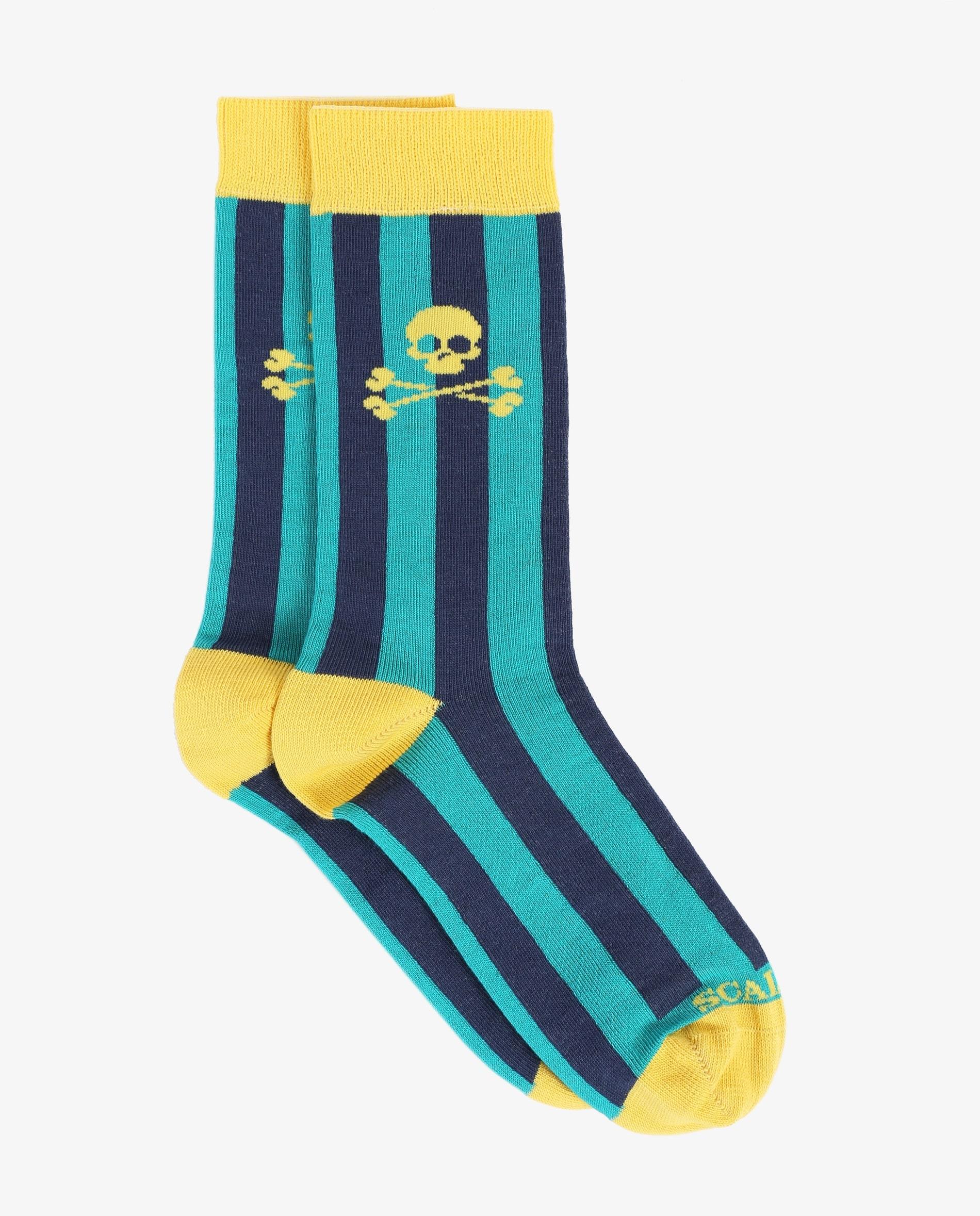 CALCETINES RAYAS CALAVERA