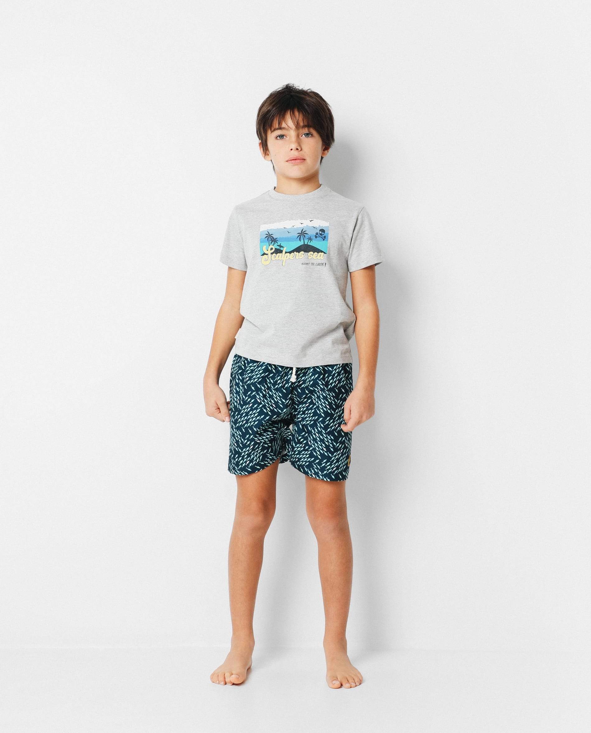 BAÑADOR ESTAMPADO PECES