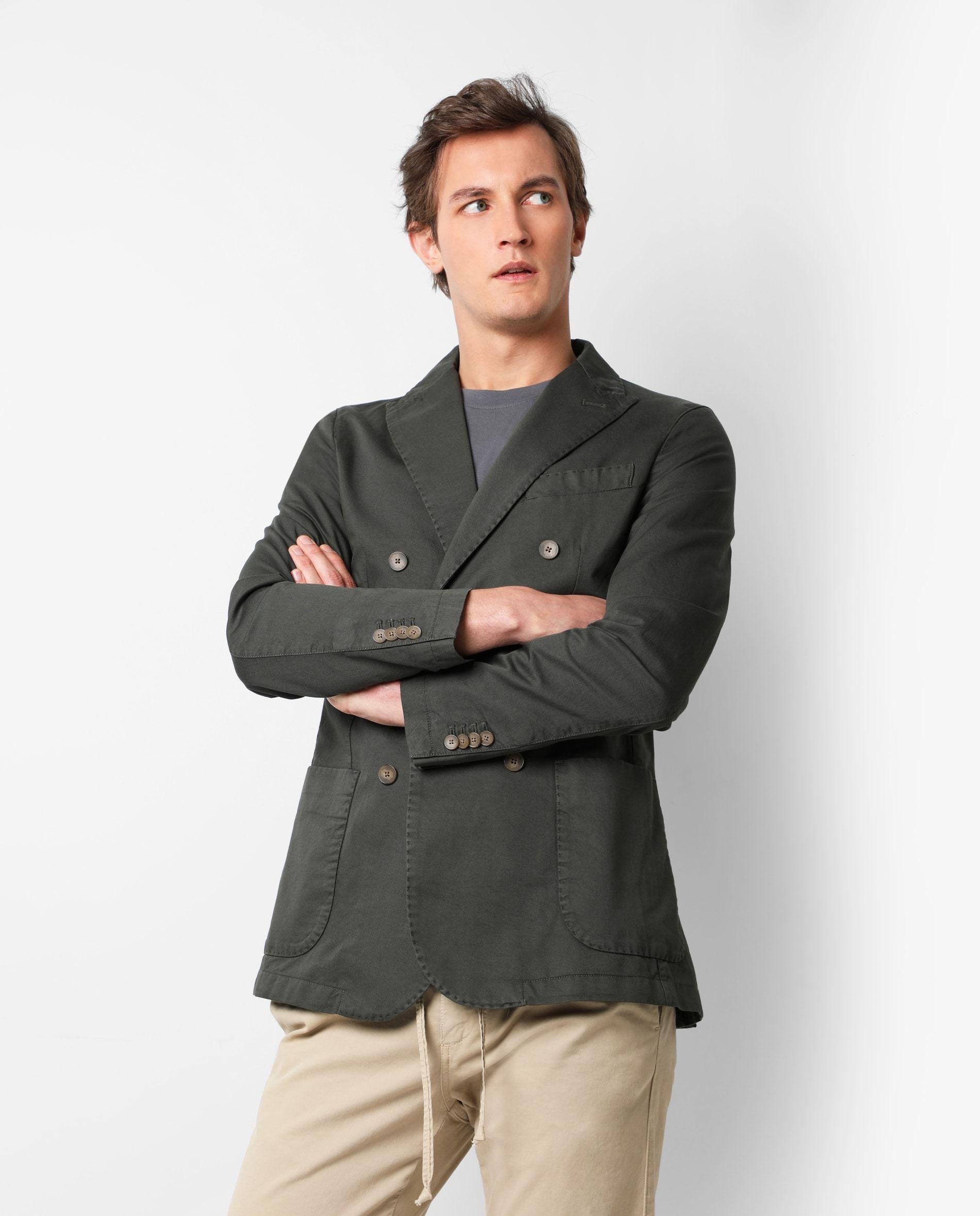 AMERICANA SLIM FIT CRUZADA