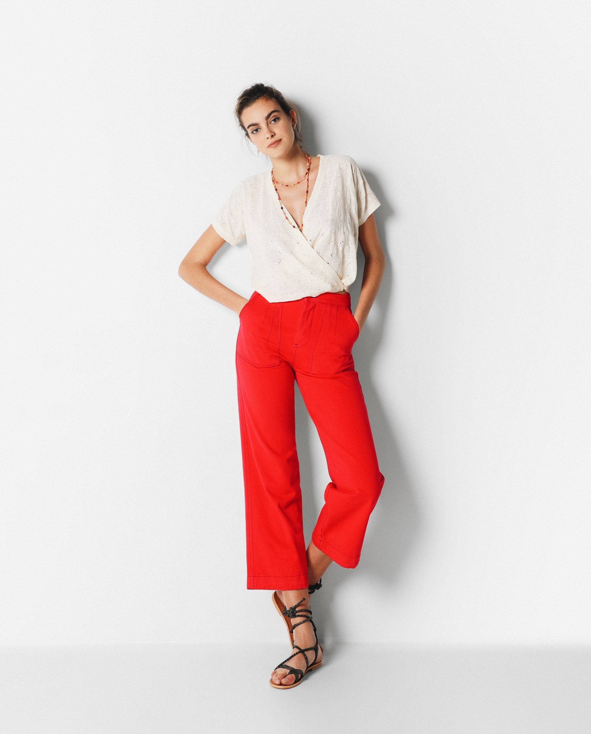 PANTALÓN ECO CULOTTE CONTRASTE