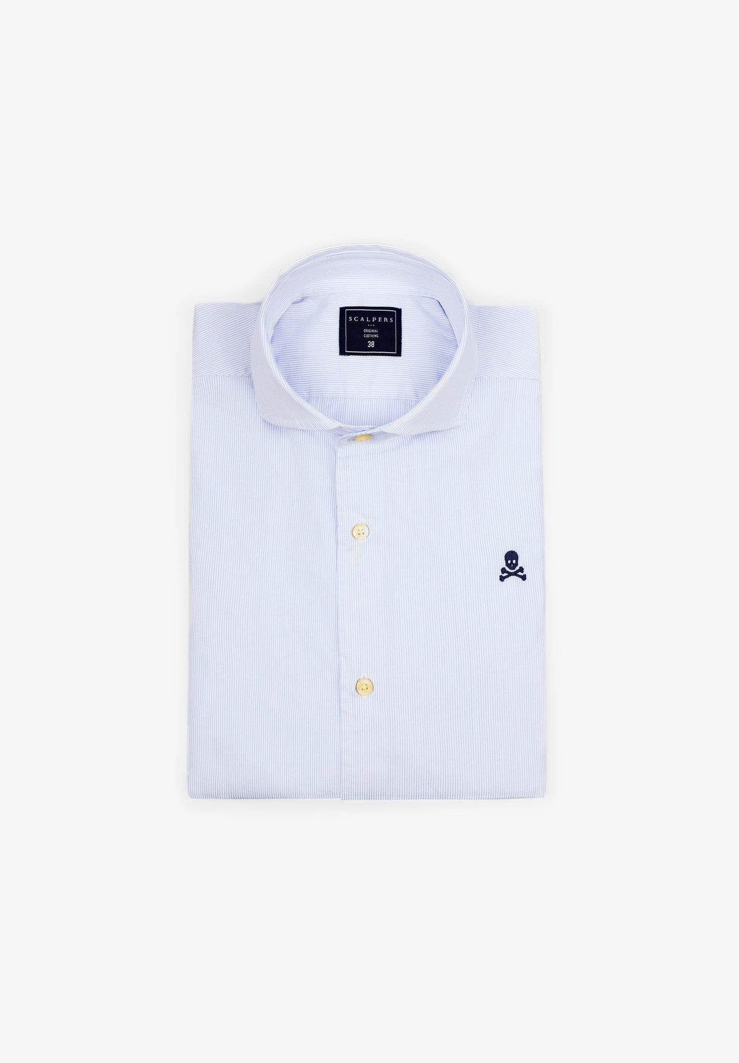 CAMISA VESTIR RAYAS CALAVERA CONTRASTE - Scalpers