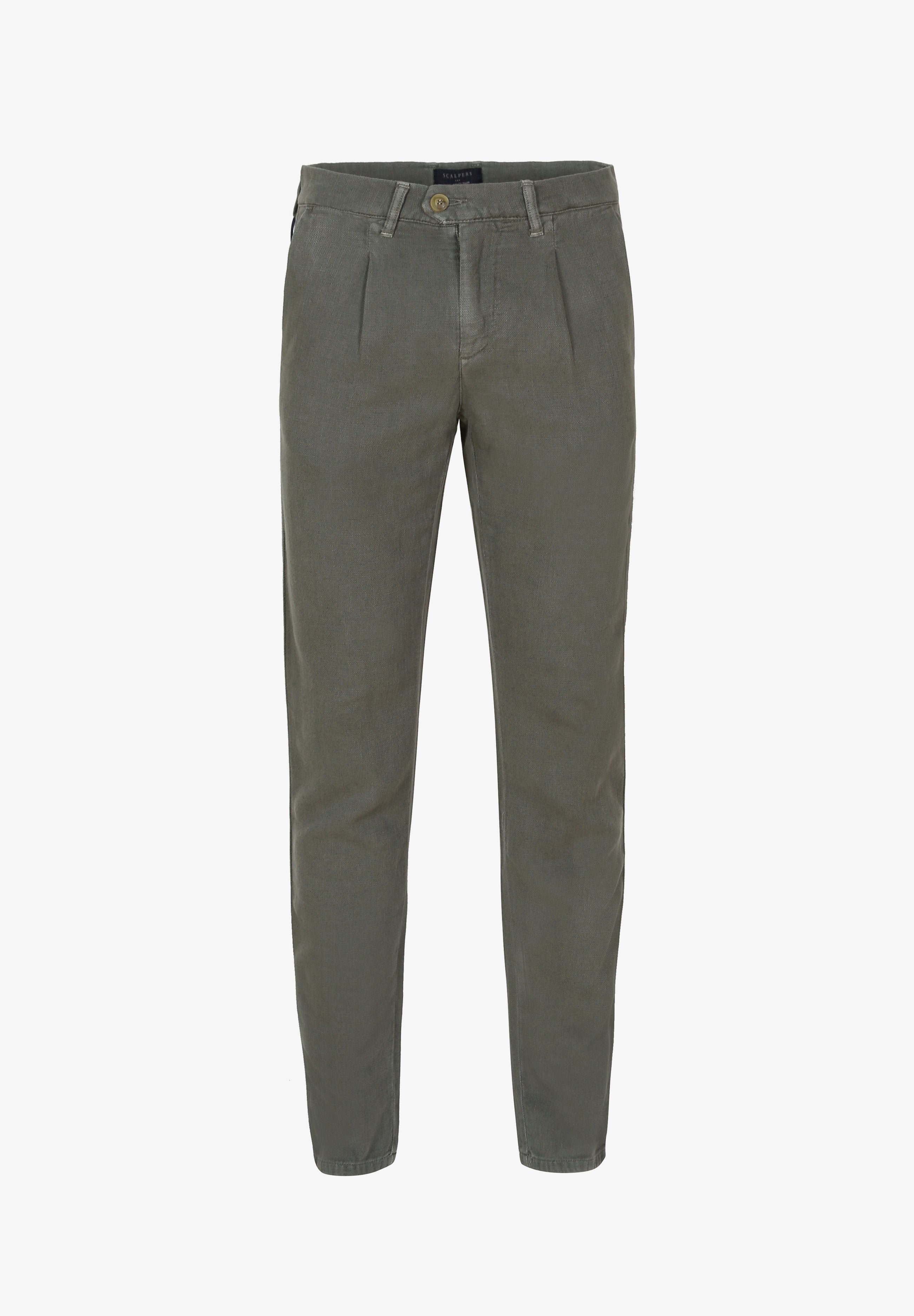 PANTALÓN PINZAS LINO ALGODÓN