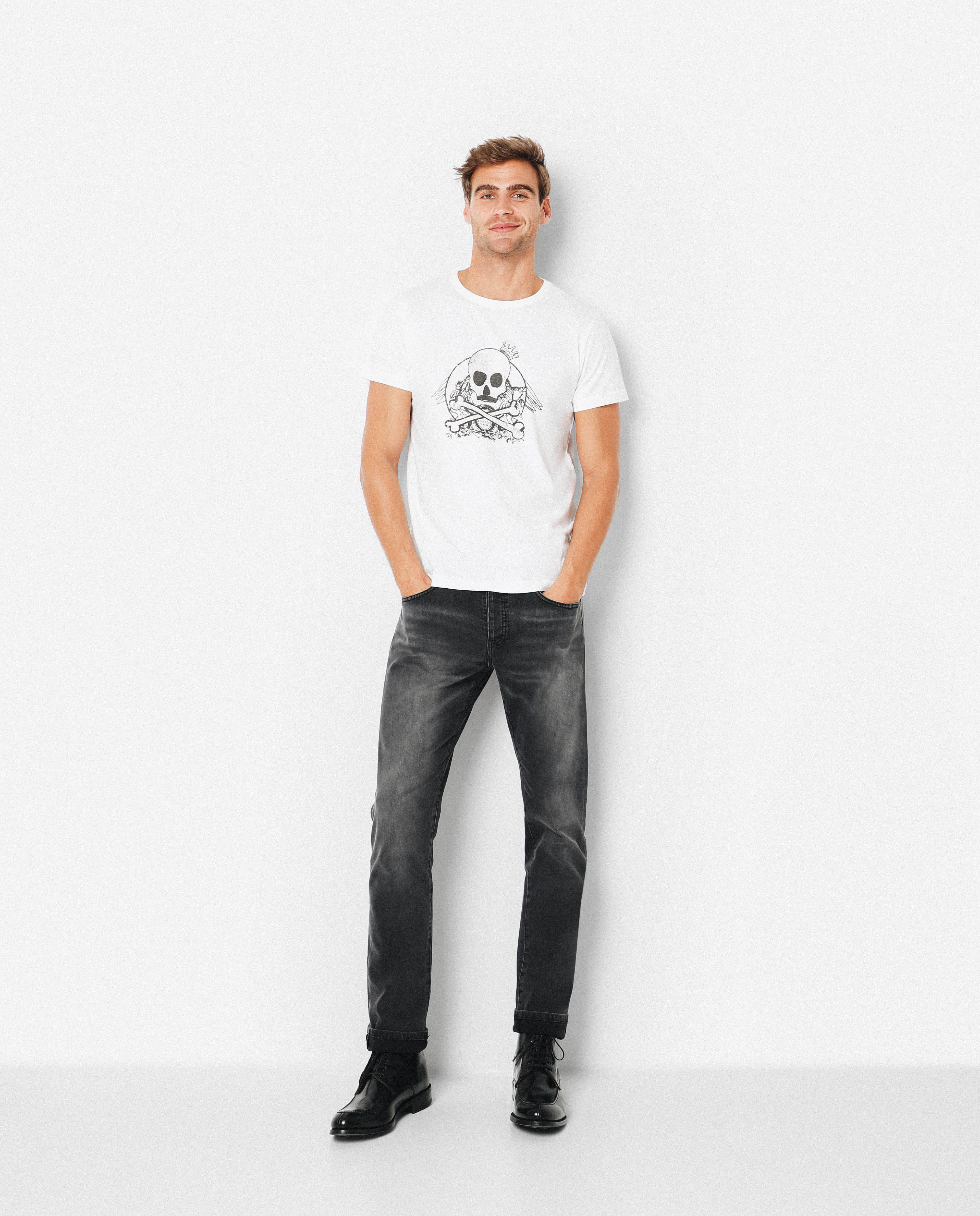 CAMISETA PRINT CALAVERA