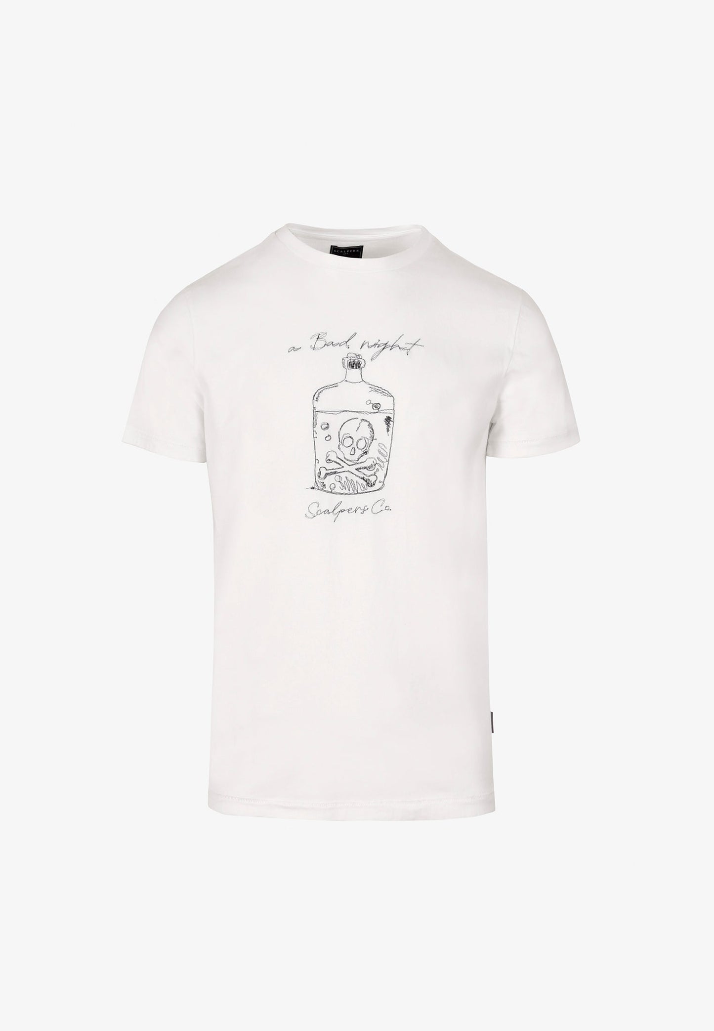 CAMISETA CALAVERA BORDADA DELANTERO