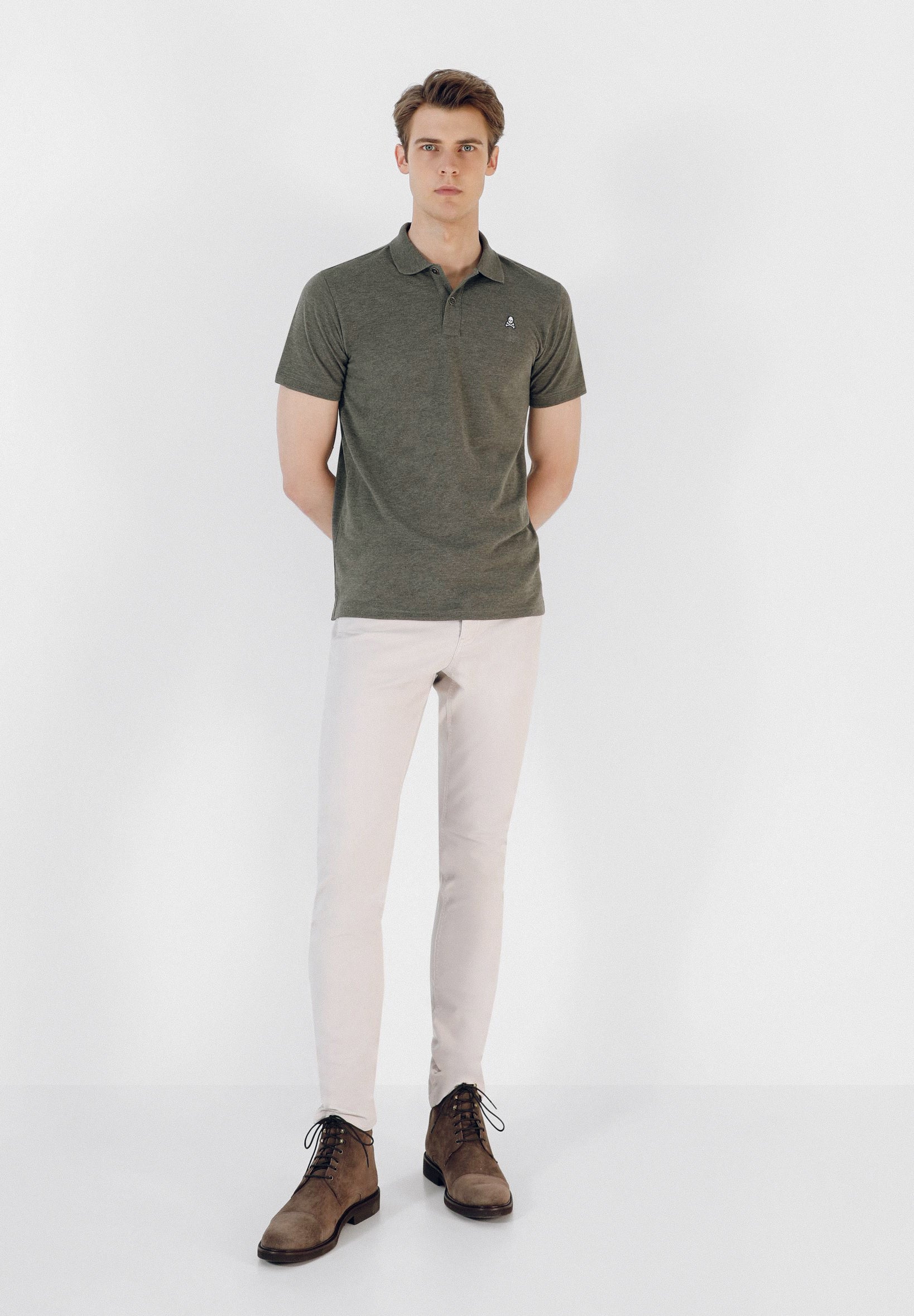 POLO TEJIDO MELANGE