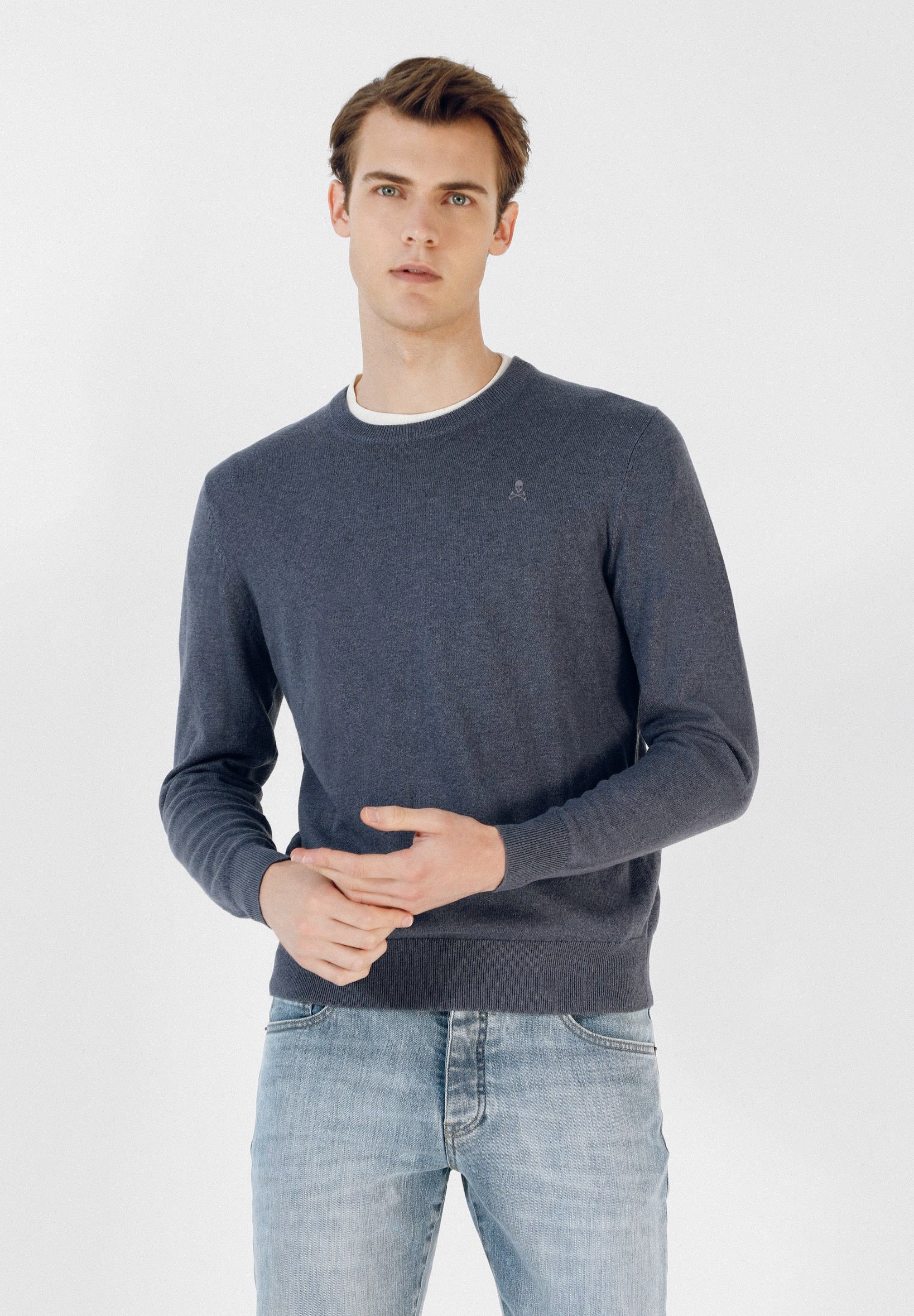 JERSEY CUELLO REDONDO CALAVERA