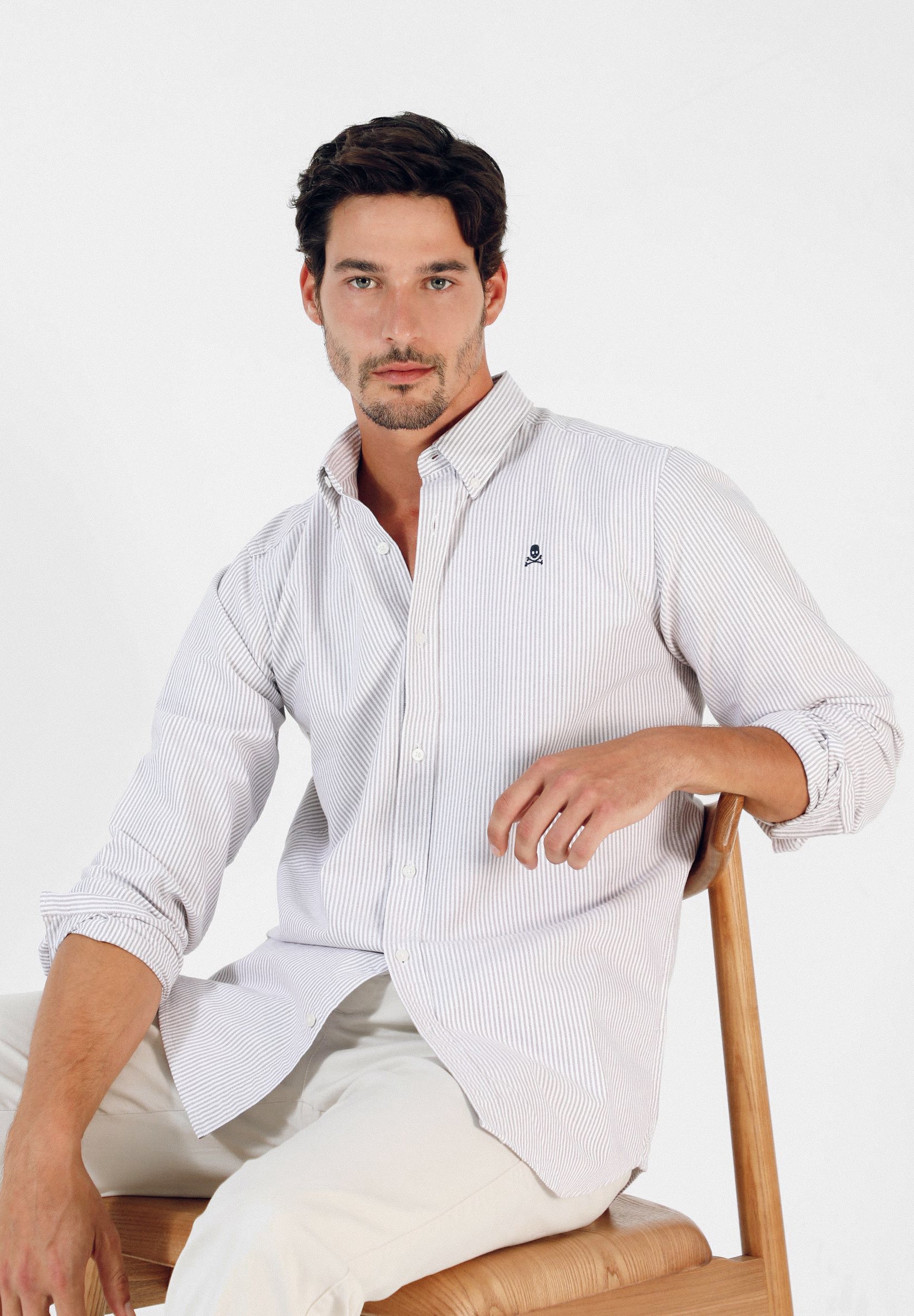 CAMISA OXFORD RAYAS