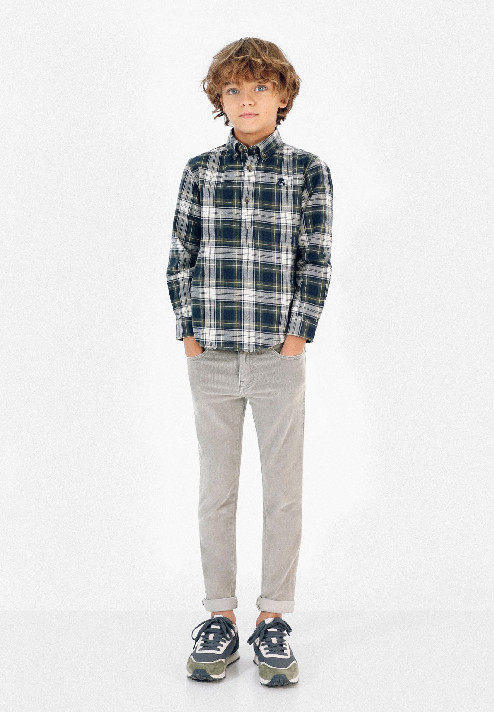 POLERA CUADROS TARTÁN