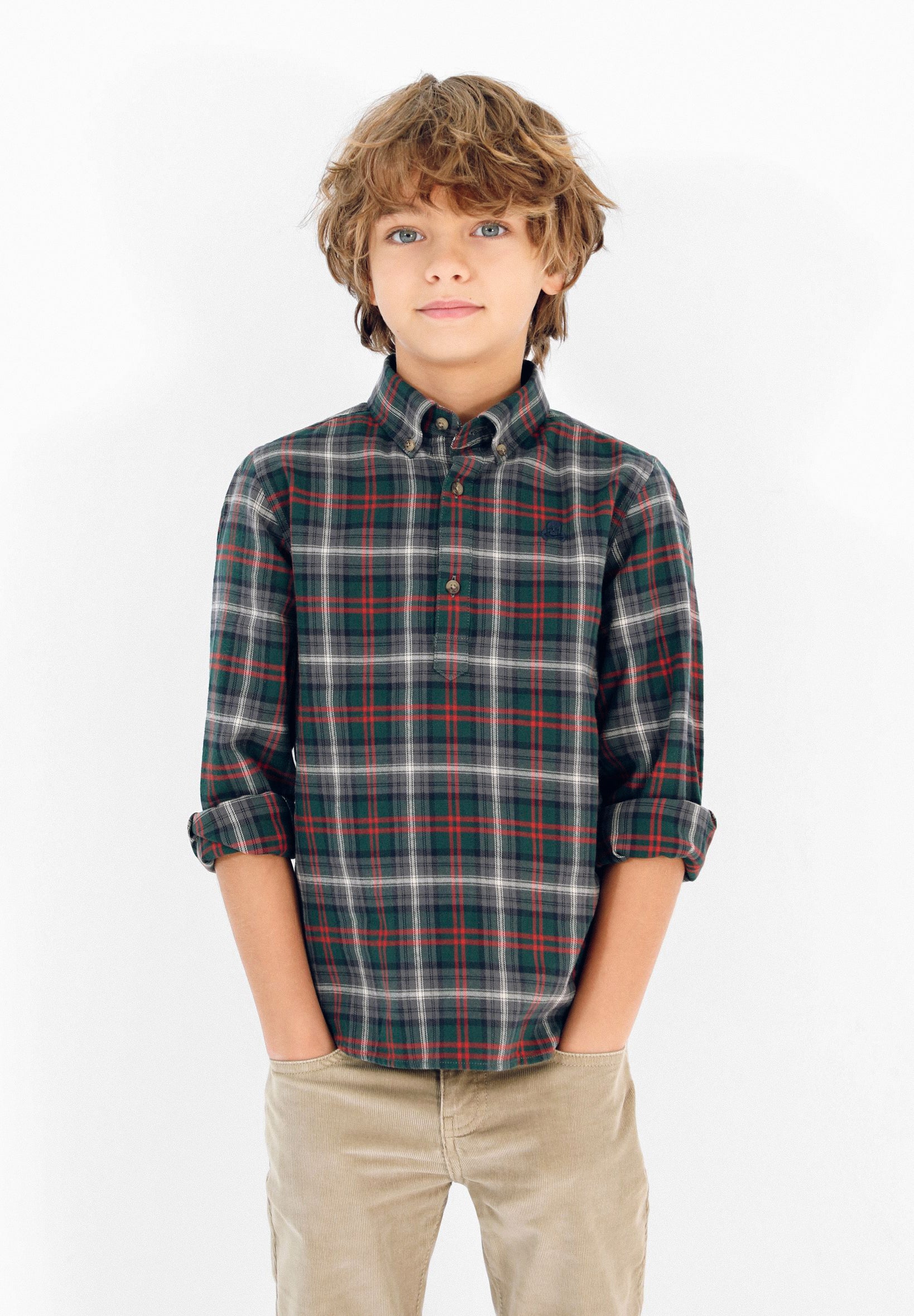 POLERA CUADROS TARTÁN