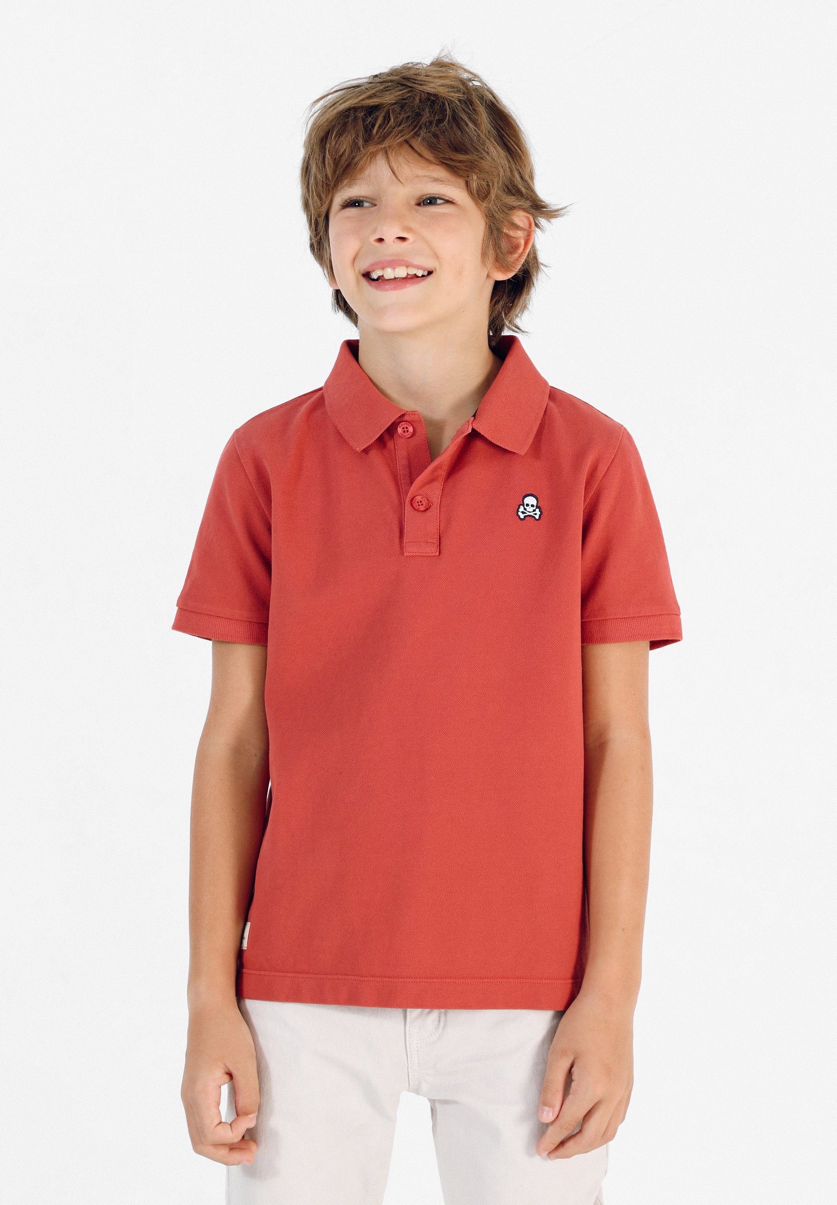 POLO BORDADO CALAVERA