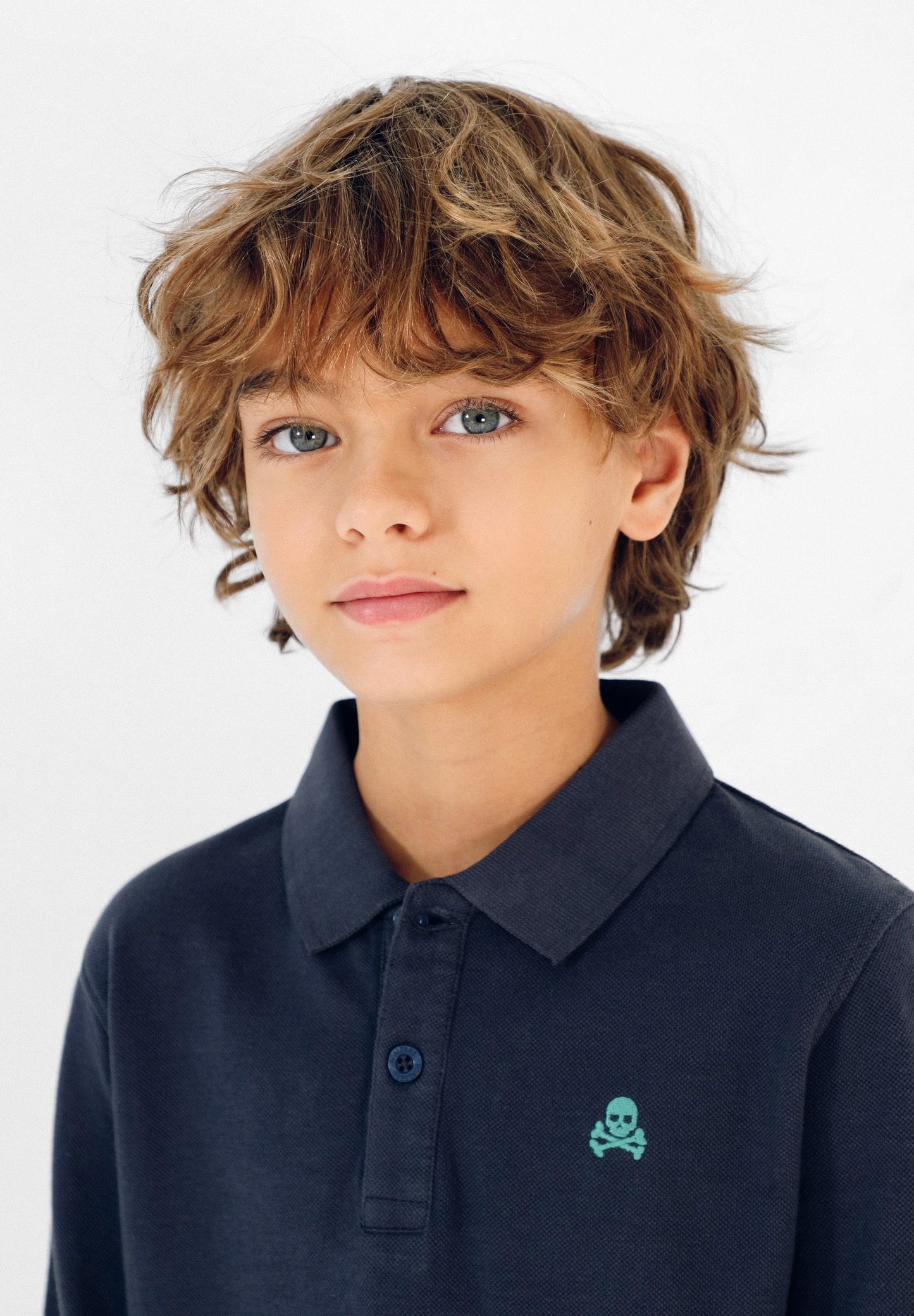 POLO MANGA LARGA CALAVERA TRASERA