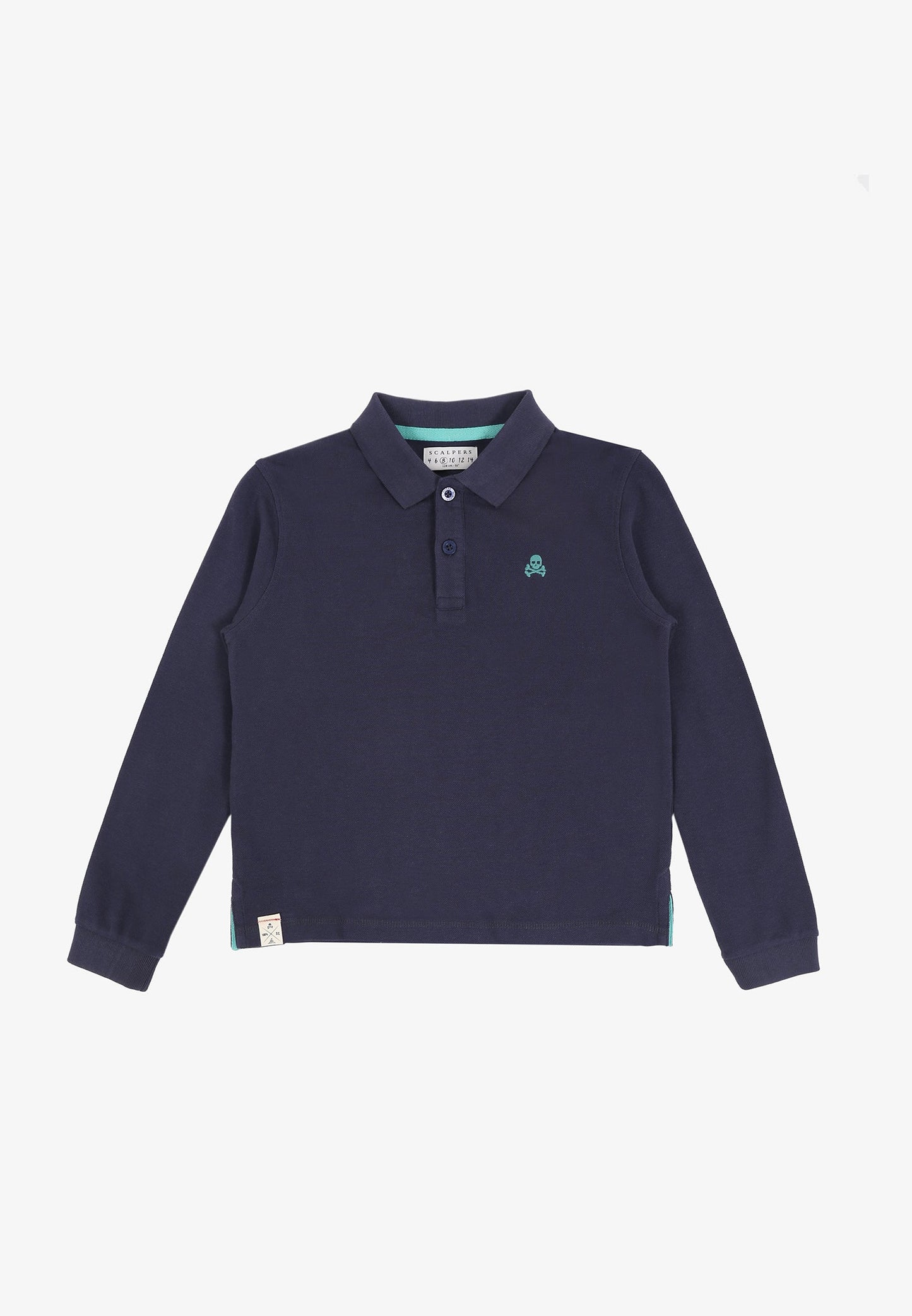 POLO MANGA LARGA CALAVERA TRASERA