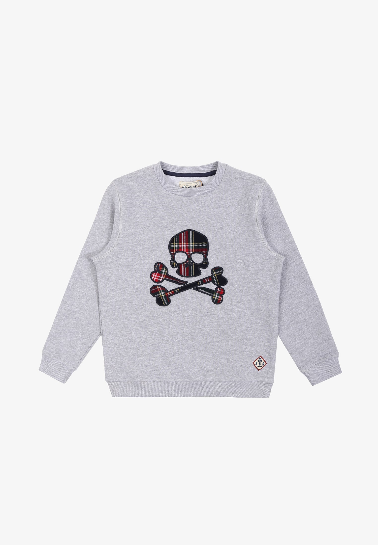 SUDADERA CALAVERA TARTÁN
