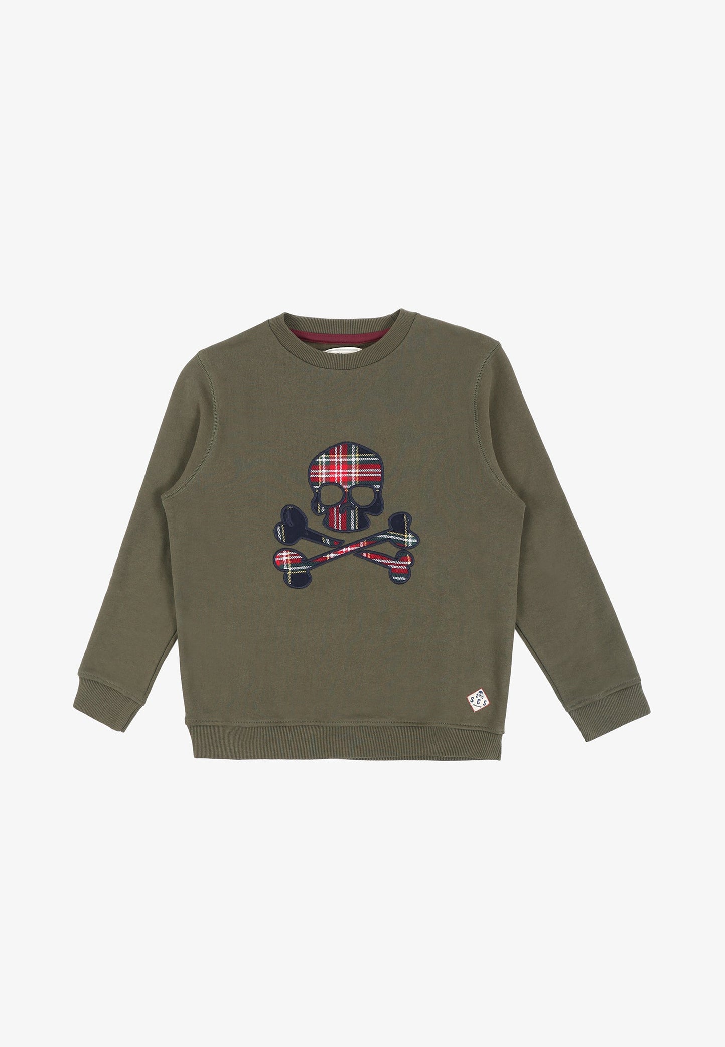 SUDADERA CALAVERA TARTÁN